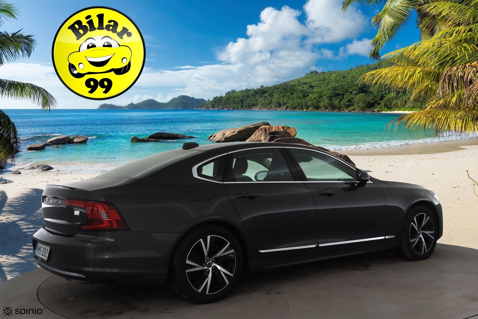 Volvo S90 2023 T8 AWD Long Range High Performance Ultimate Bright aut * ACC / HUD / 360° / Muistipenkit / H&K / Lasikattoluukku * - 1.Om Suomi-auto / Akku kuntotarkastettu / Kahdet renkaat aluvanteilla / Merkkihuollettu / Huippuvarusteet