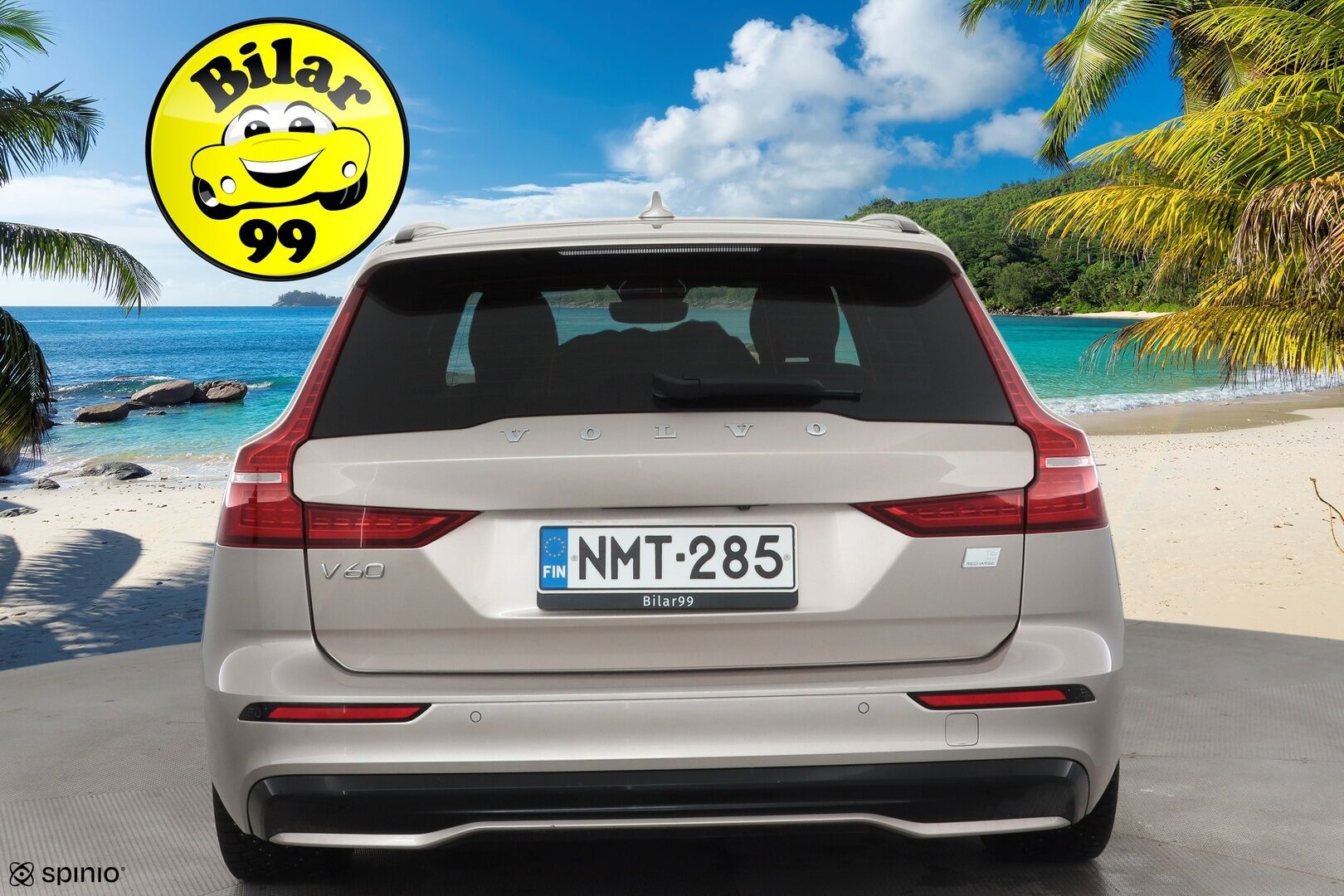 Volvo V60 2023 T6 AWD Long Range Plus Dark aut * Koukku / ACC / Full-LED / P.Kamera / Sportnahat Muistilla / H&K / Keyless * - Suomi-auto / Kahdet renkaat aluvanteilla / Merkkihuollot