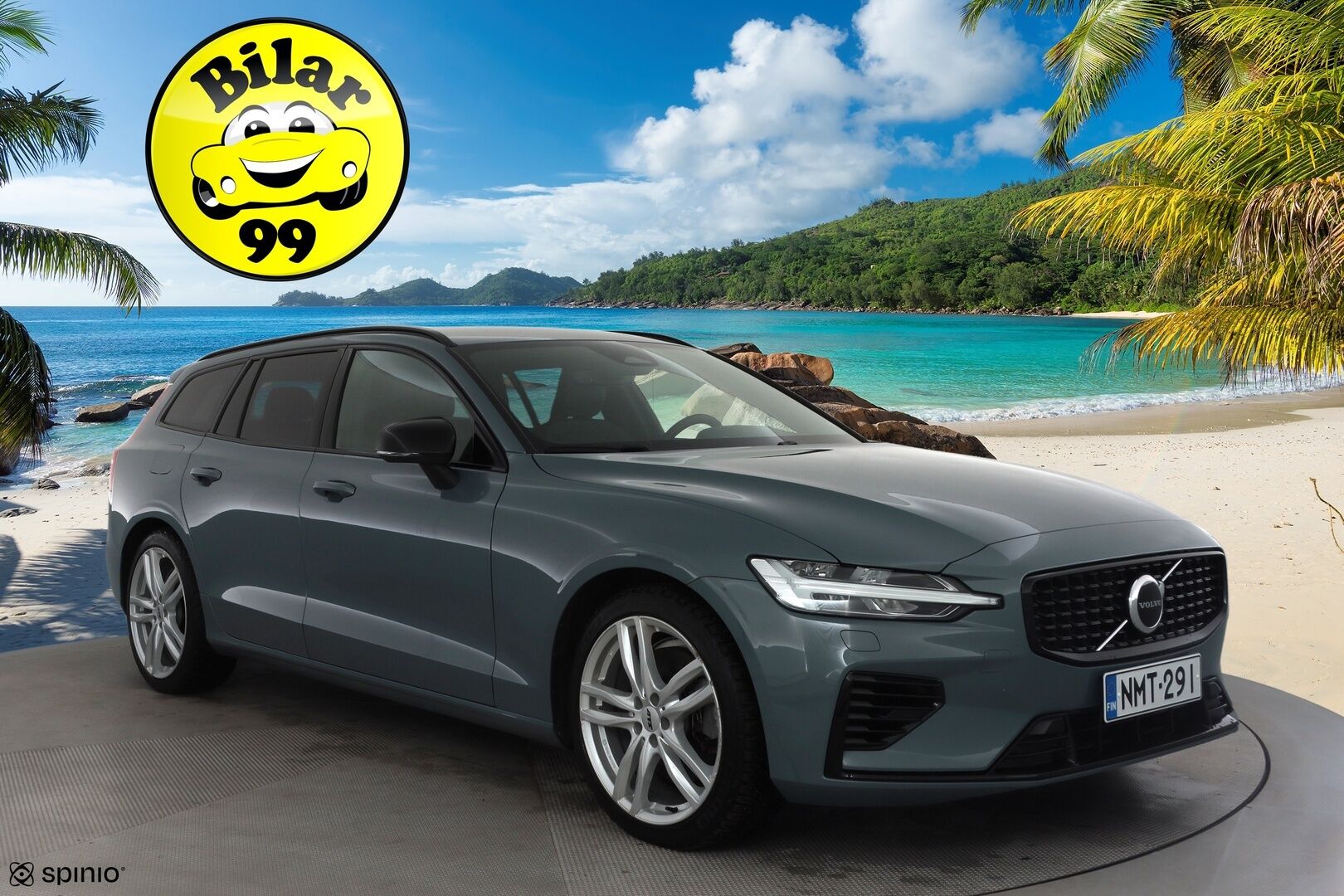 Volvo V60 2023 T8 AWD Long Range High Performance Plus Dark aut * Webasto / ACC / Full-LED / P.kamera / Sportnahat Muistilla / Navi * - 1-om Suomi-auto / Akku kuntotarkastettu / 2x Latauskaapelit / Kahdet renkaat / Merkkihuollettu! - Osta nyt, maksa vasta ensi vuonna