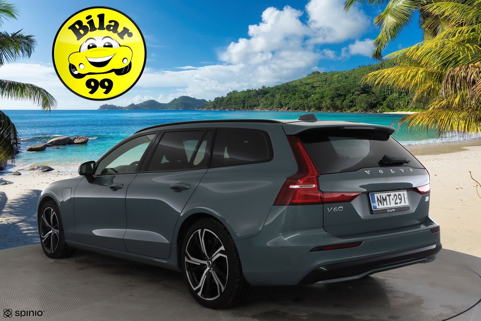 Volvo V60 2023 T8 AWD Long Range High Performance Plus Dark aut * Webasto / ACC / Full-LED / P.kamera / Sportnahat Muistilla / Navi * - 1-om Suomi-auto / Akku kuntotarkastettu / 2x Latauskaapelit / Kahdet renkaat / Merkkihuollettu! - Osta nyt, maksa vasta ensi vuonna