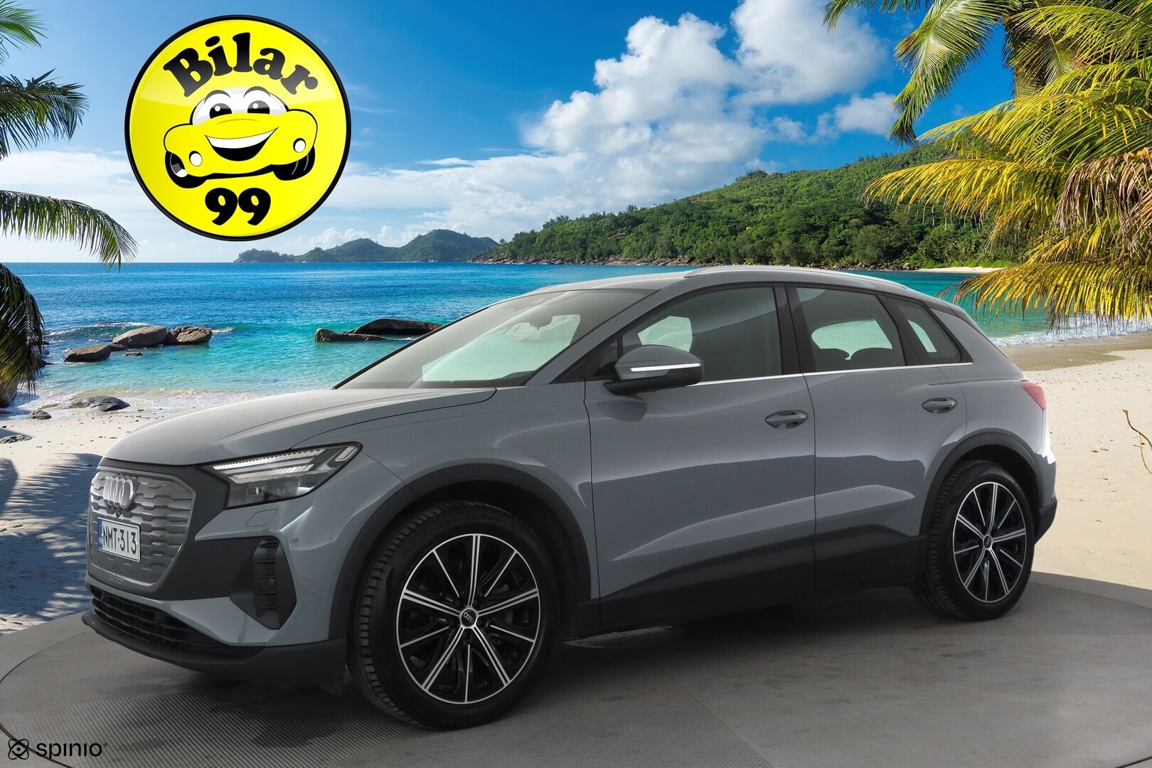 Audi Q4 e-tron 2023 40 e-tron * Sonos / ILP / ACC / Matrix-LED / P.Kamera / Sportpenkit / Navi / Kaistavahti / Keyless * - Suomi-auto / Akku kuntotarkastettu SoH 97,1% / Kahdet renkaat aluvanteilla / Merkkihuollot