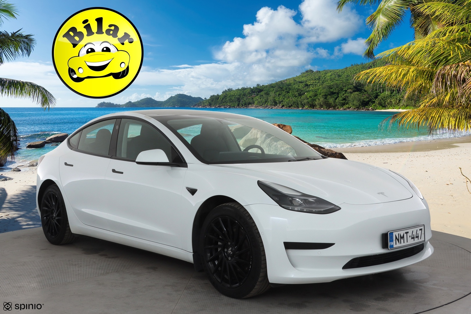 Tesla Model 3 2021 Standard Range Plus * Lasikatto / ILP / Matrix LED / P.Kamera / Ratinlämmitin / Self-Driving / Sähköluukku * - Kahdet renkaat aluvanteilla