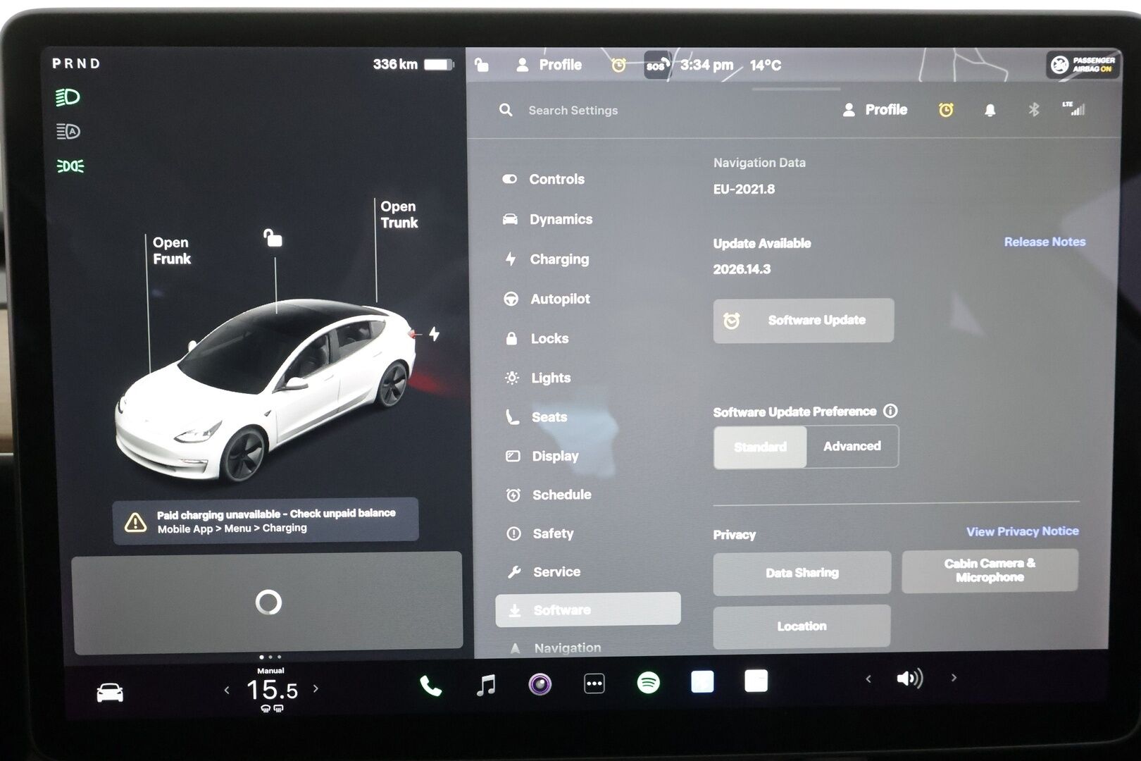 Tesla Model 3 2021 Standard Range Plus * Lasikatto / ILP / Matrix LED / P.Kamera / Ratinlämmitin / Self-Driving / Sähköluukku * - Kahdet renkaat aluvanteilla