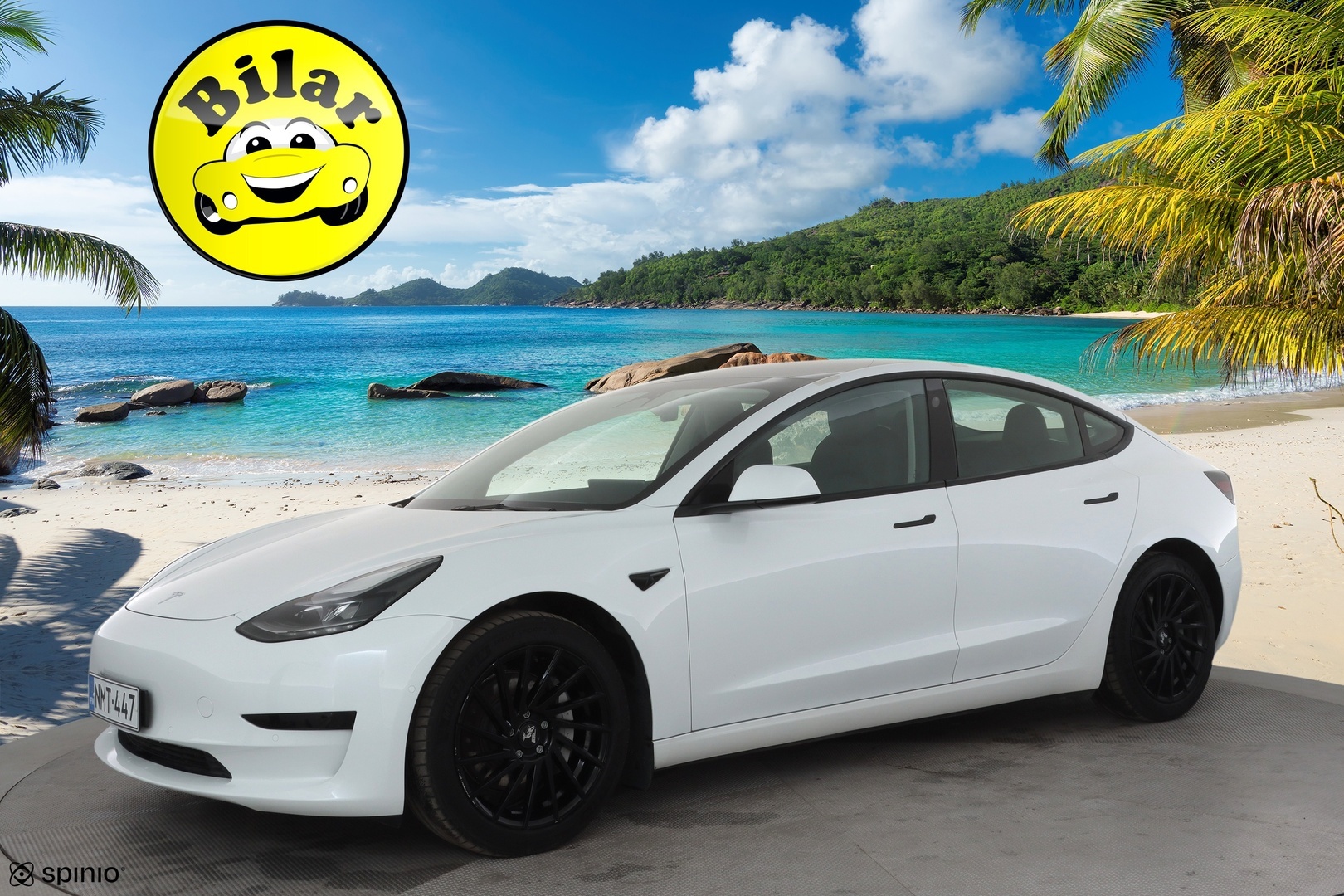 Tesla Model 3 2021 Standard Range Plus * Lasikatto / ILP / Matrix LED / P.Kamera / Ratinlämmitin / Self-Driving / Sähköluukku * - Kahdet renkaat aluvanteilla