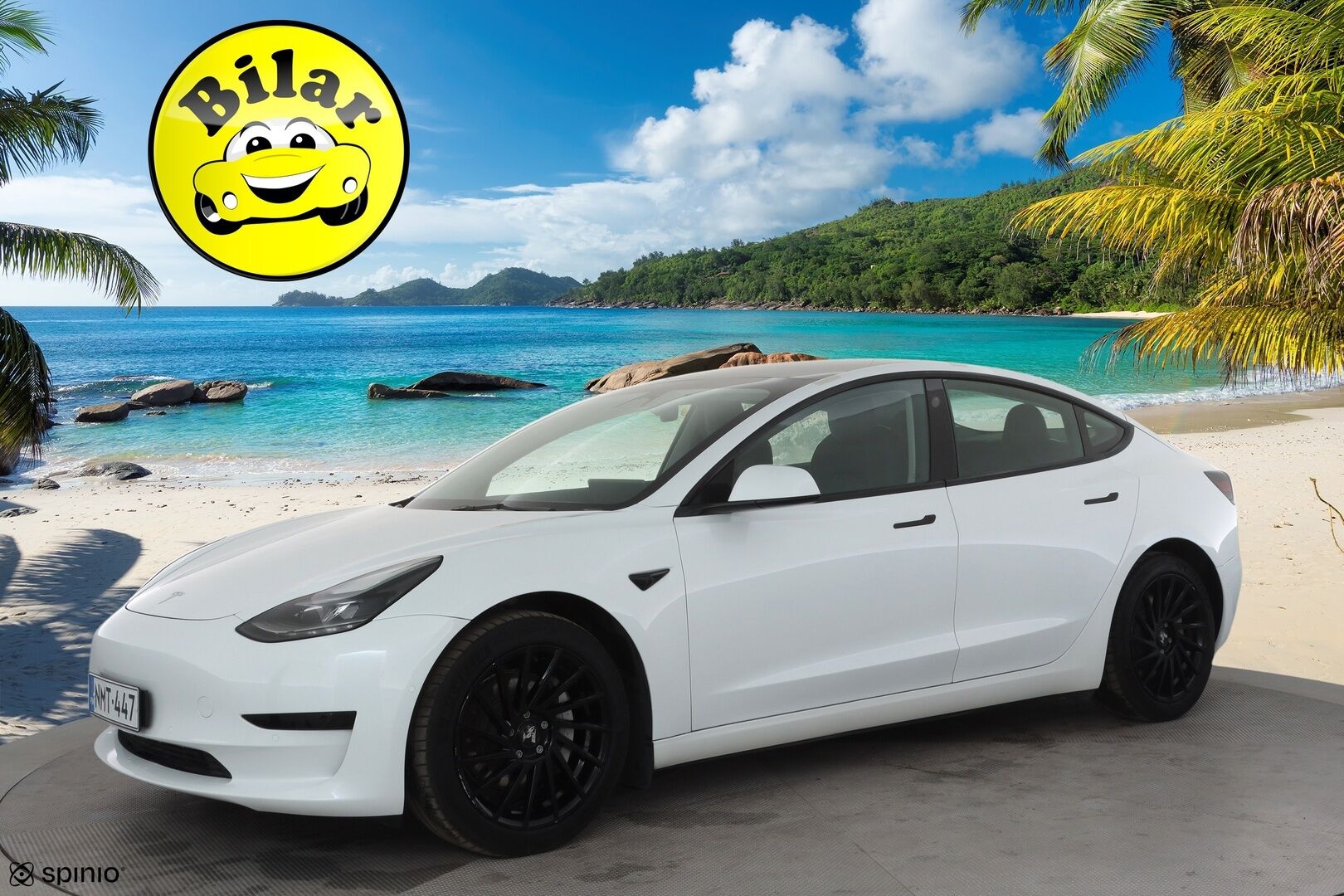 Tesla Model 3 2021 Standard Range Plus * Lasikatto / ILP / Matrix LED / P.Kamera / Ratinlämmitin / Self-Driving / Sähköluukku * - Kahdet renkaat aluvanteilla