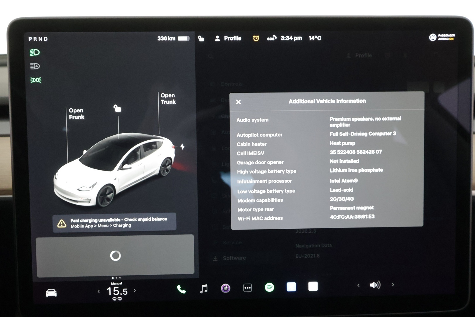 Tesla Model 3 2021 Standard Range Plus * Lasikatto / ILP / Matrix LED / P.Kamera / Ratinlämmitin / Self-Driving / Sähköluukku * - Kahdet renkaat aluvanteilla