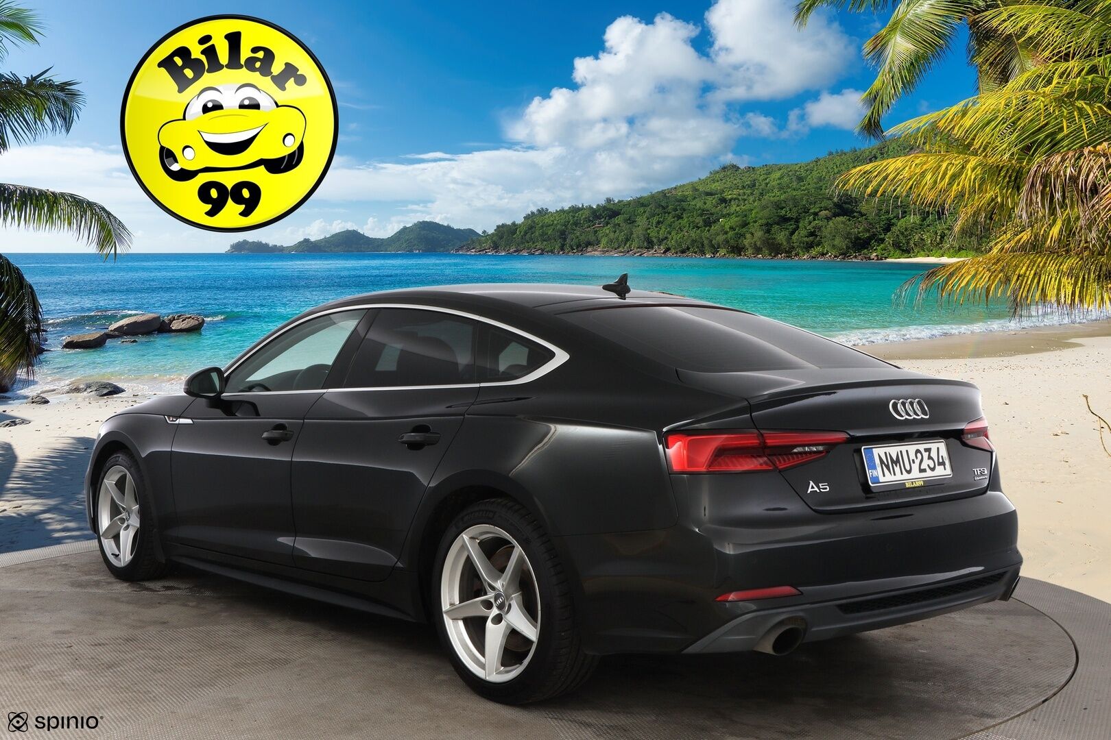 Audi A5 2017 Sportback Business Sport 2,0 TFSI 185 kW quattro S tronic S-Line - Adapt.Vakkari / P.Kamera / Nahkapenkit / Digimittaristo / Keyless / Navi / Upea!