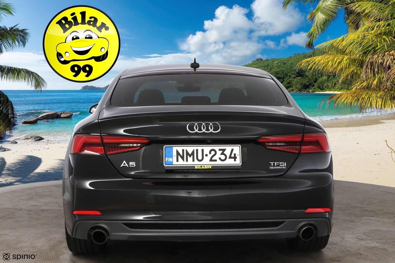 Audi A5 2017 Sportback Business Sport 2,0 TFSI 185 kW quattro S tronic S-Line - Adapt.Vakkari / P.Kamera / Nahkapenkit / Digimittaristo / Keyless / Navi / Upea!