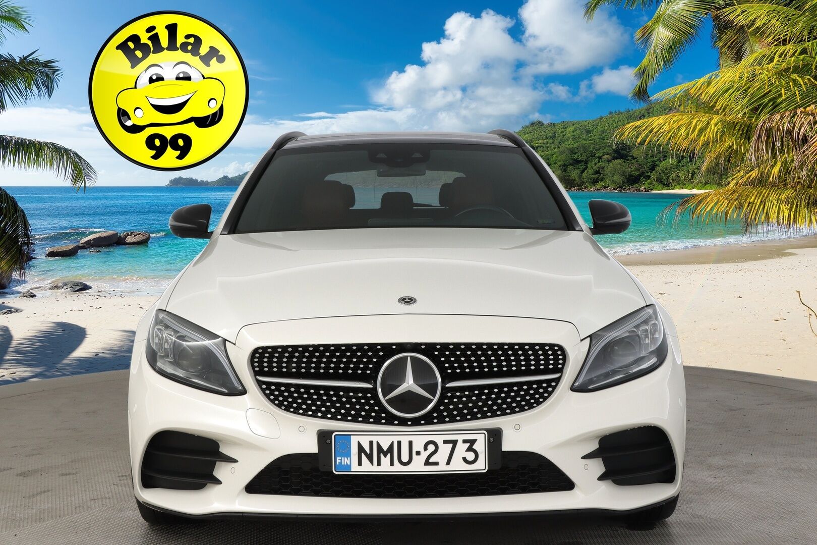 Mercedes-Benz C 2019 C 220 d 4MATIC Amg *Panorama / Distronic / Burmester / 360-kamera / Webasto / HUD / Muistinahat* - 3,99 % KORKOTARJOUS TÄHÄN AUTOON - *Todella kovilla varusteilla! / 2x Vanteet ja renkaat / Hyvä huoltohistoria!