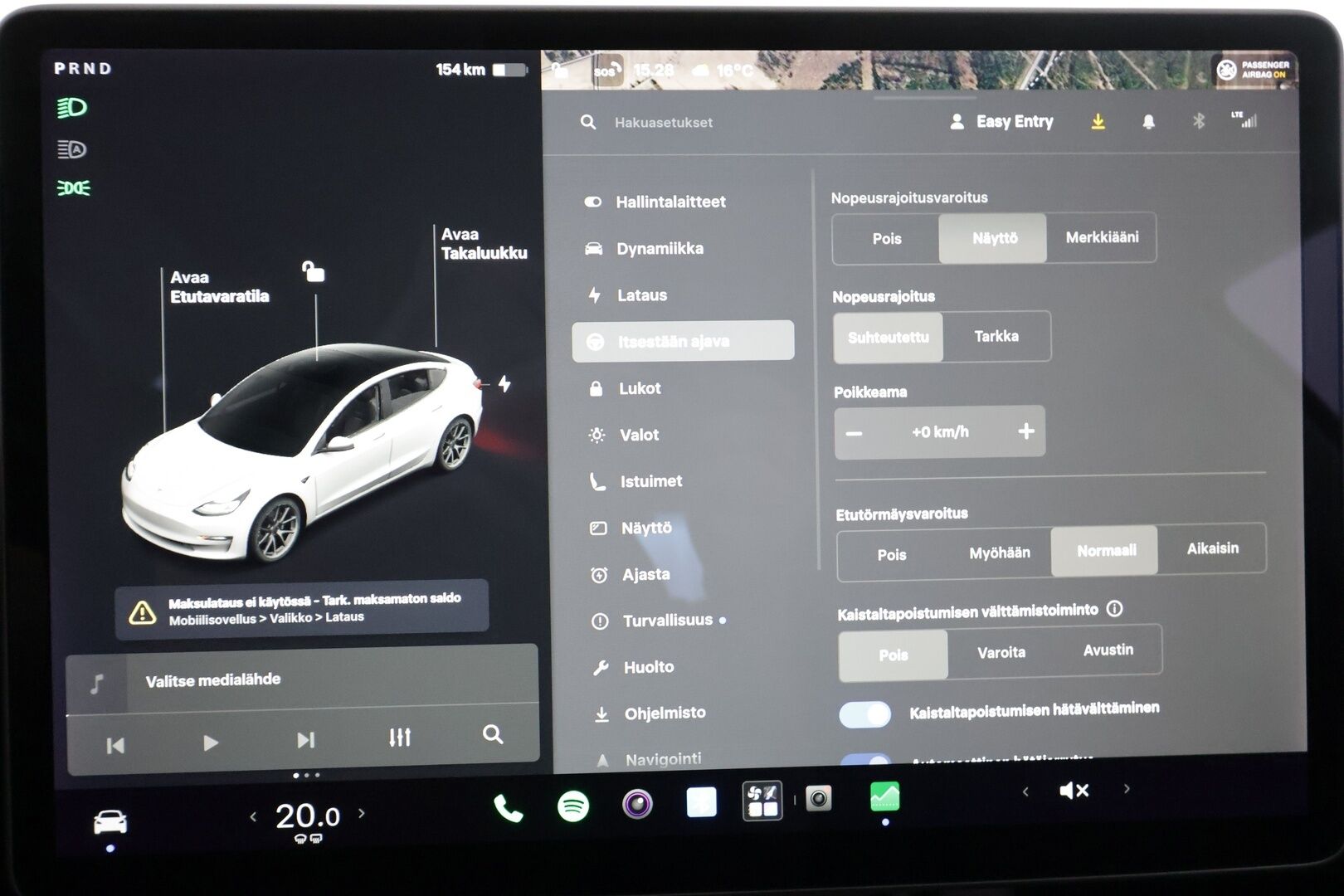 Tesla Model 3 2021 Standard Range Plus - | ACC | Refresh | ILP | Matrix | Lasikatto | Sähkönahat | Muistipenkki | P.kamera ja tutkat | Autosteer | Lämm. ratti | 2x renkaat aluineen | 