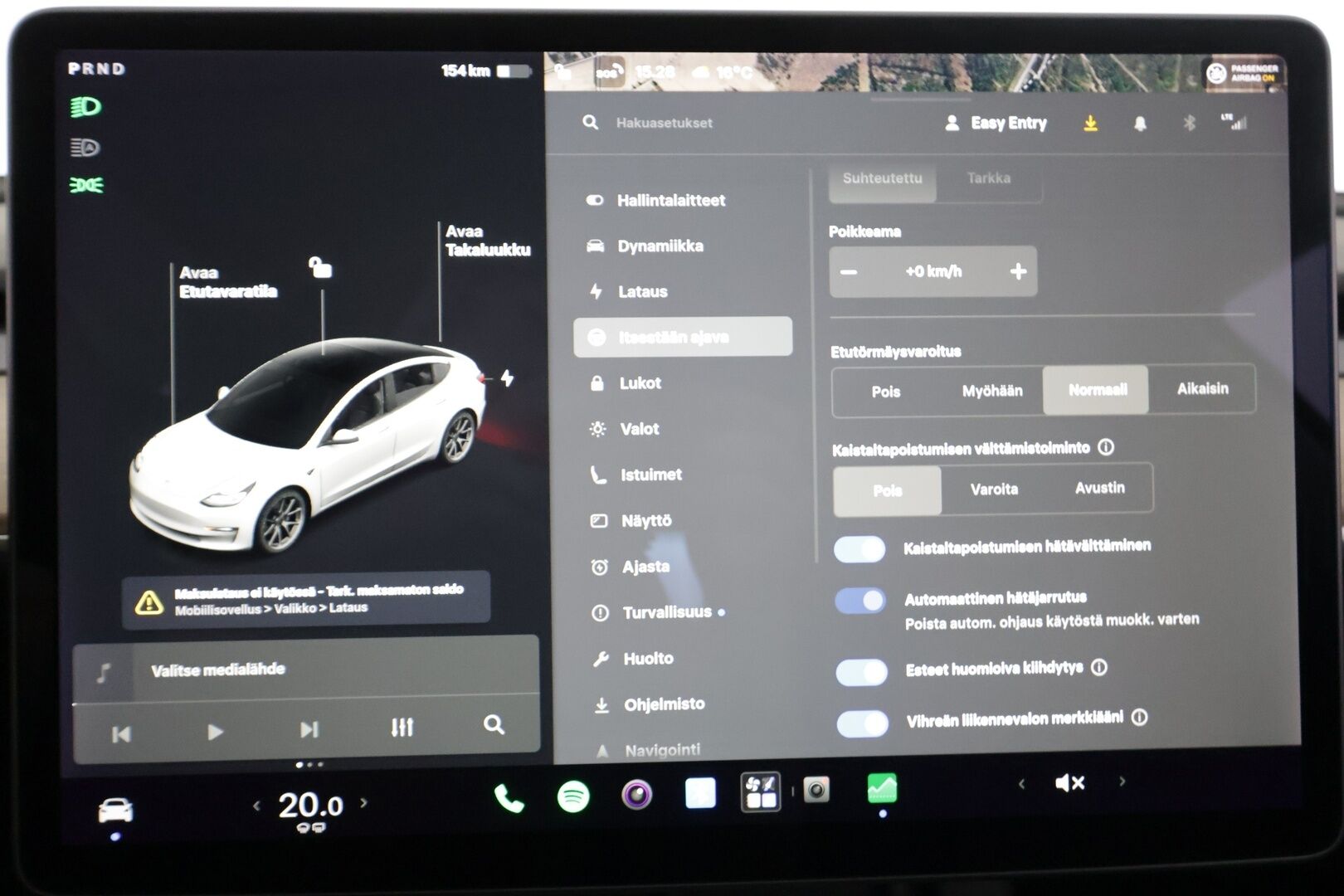 Tesla Model 3 2021 Standard Range Plus - | ACC | Refresh | ILP | Matrix | Lasikatto | Sähkönahat | Muistipenkki | P.kamera ja tutkat | Autosteer | Lämm. ratti | 2x renkaat aluineen | 