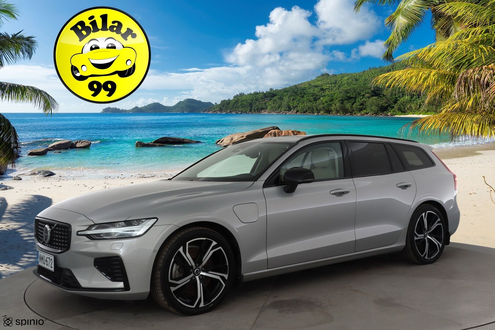 Volvo V60 2023 T8 AWD Long Range High Performance Ultimate Dark aut * ACC / HUD / 360° / H&K / Full LED / Muistipenkit / Panorama * - Koukku / Facelift / Vaaleat nahat / BLIS / Akku kuntotarkastettu SOH 97% / Merkkihuollettu / Huippuvarusteet - HULLU BLACKWEEK KORKOTARJOUS 2,49%