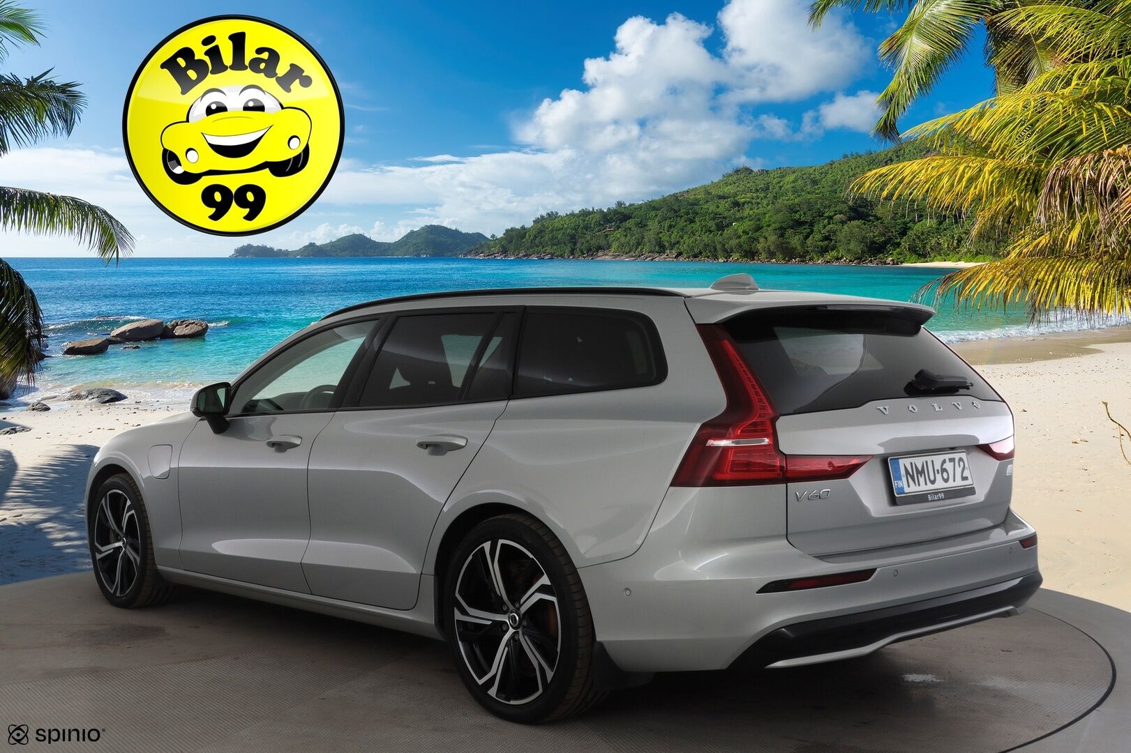 Volvo V60 2023 T8 AWD Long Range High Performance Ultimate Dark aut * ACC / HUD / 360° / H&K / Full LED / Muistipenkit / Panorama * - Koukku / Facelift / Vaaleat nahat / BLIS / Akku kuntotarkastettu SOH 97% / Merkkihuollettu / Huippuvarusteet - HULLU BLACKWEEK KORKOTARJOUS 2,49%