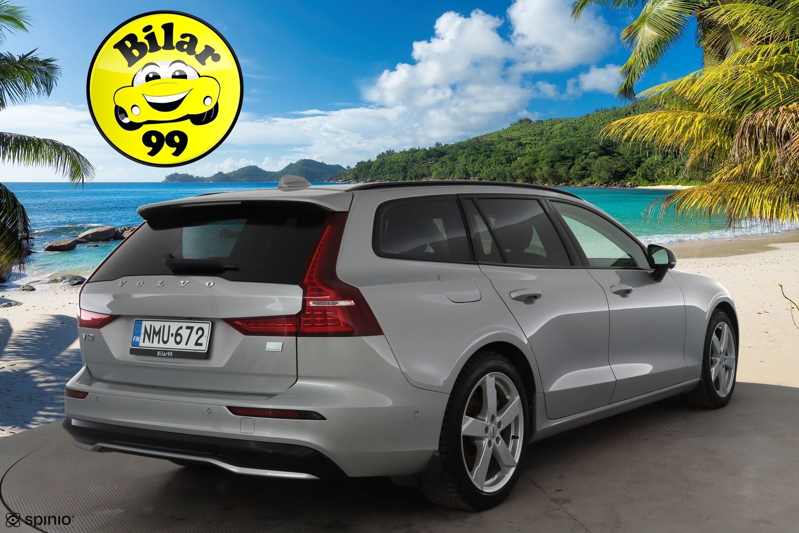 Volvo V60 2023 T8 AWD Long Range High Performance Ultimate Dark aut * ACC / HUD / 360° / H&K / Full LED / Muistipenkit / Panorama * - Koukku / Facelift / Vaaleat nahat / BLIS / Akku kuntotarkastettu SOH 97% / Merkkihuollettu / Huippuvarusteet