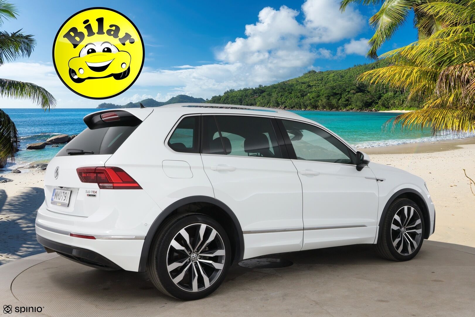 Volkswagen Tiguan 2017 R-Line 2,0 TDI SCR 140 kW (190 hv) 4MOTION DSG-automaatti - ACC | Vetokoukku | P-kamera | Webasto | Dynamic-LED | Digimittaristo 