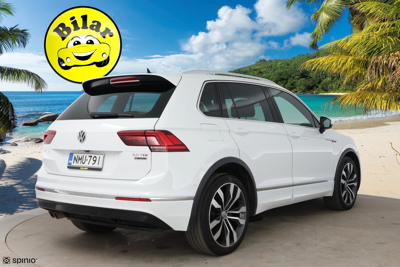 Volkswagen Tiguan 2017 R-Line 2,0 TDI SCR 140 kW (190 hv) 4MOTION DSG-automaatti - ACC | Vetokoukku | P-kamera | Webasto | Dynamic-LED | Digimittaristo 