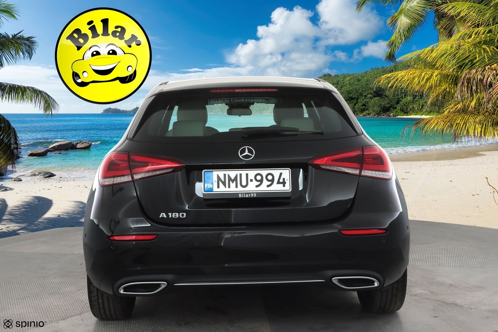 Mercedes-Benz A 2023 180 A Suomi Edition - | Nahat | LED | P.kamera ja tutkat | Active Lane Assist | Digimittaristo | Apple & Android | Vakkari | 1-om suomiauto | Merkkihuollot | 2x renkaat aluin | 
