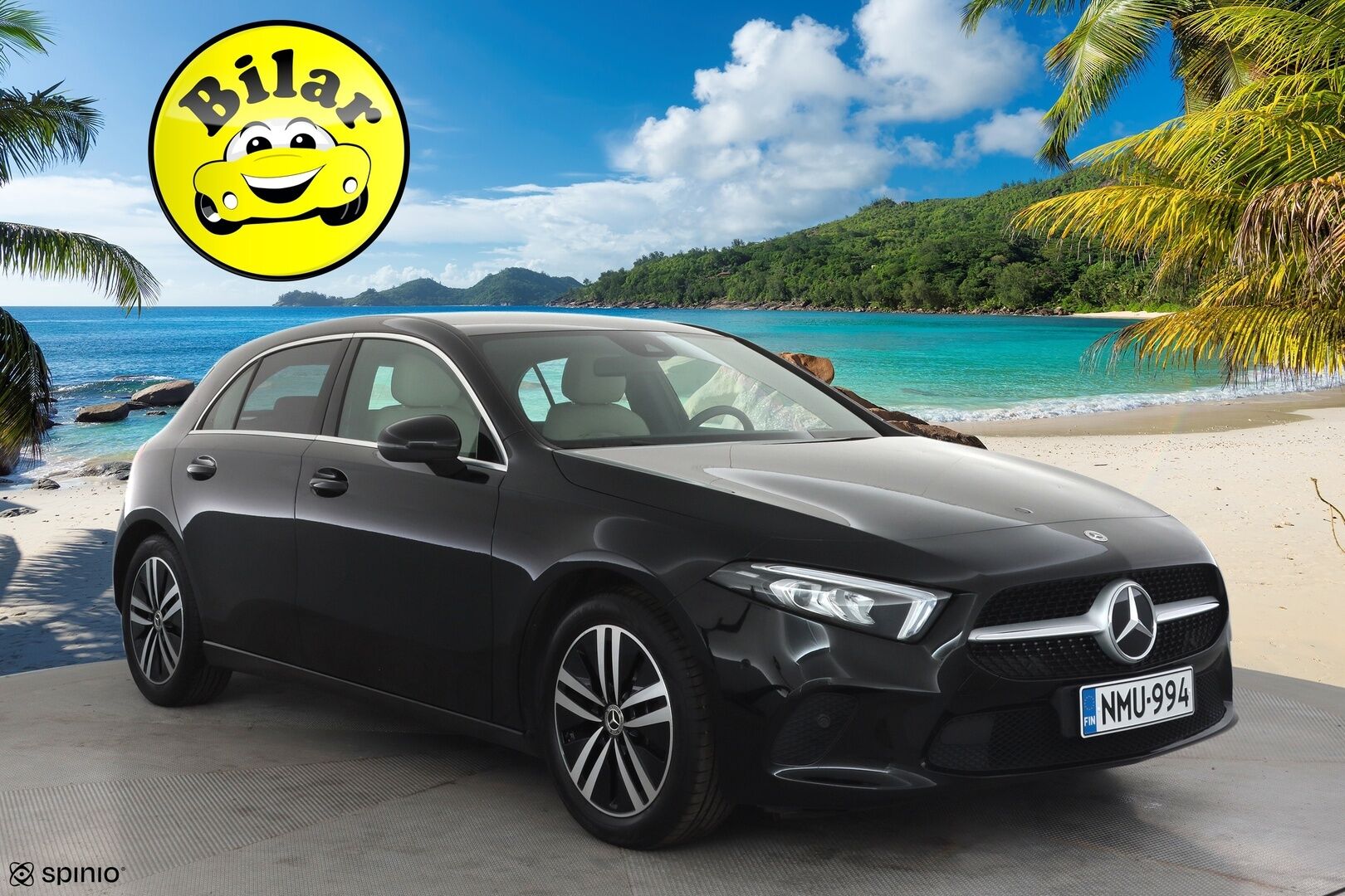 Mercedes-Benz A 2023 180 A Suomi Edition - | Nahat | LED | P.kamera ja tutkat | Active Lane Assist | Digimittaristo | Apple & Android | Vakkari | 1-om suomiauto | Merkkihuollot | 2x renkaat aluin | 