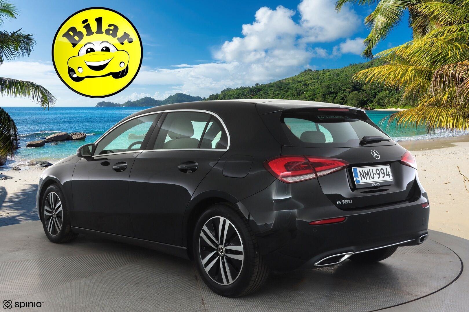 Mercedes-Benz A 2023 180 A Suomi Edition - | Nahat | LED | P.kamera ja tutkat | Active Lane Assist | Digimittaristo | Apple & Android | Vakkari | 1-om suomiauto | Merkkihuollot | 2x renkaat aluin | 