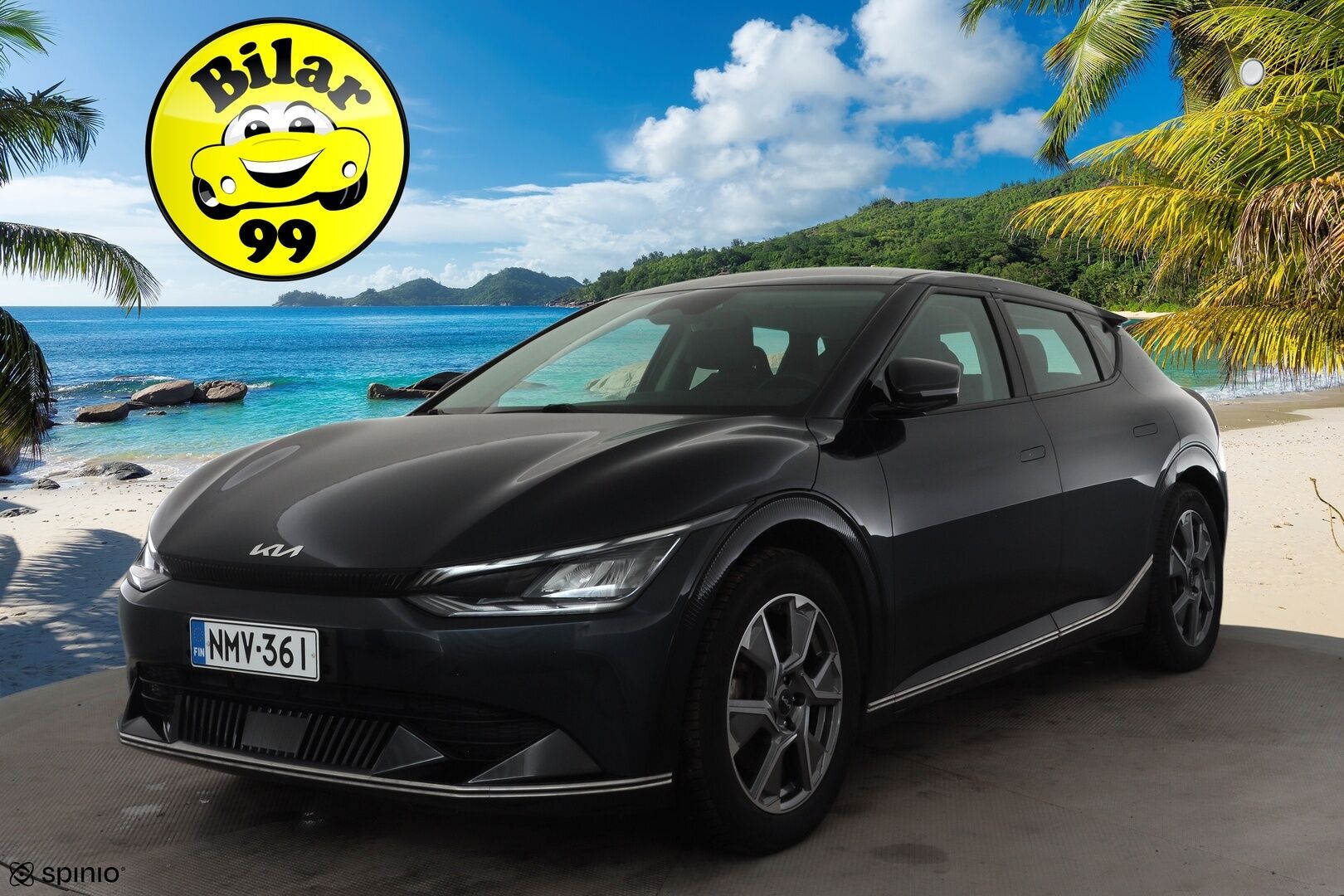 Kia EV6 2023 AWD 77 kWh 325 hv - Widescreen | SCC | ILP | Koukku | Nahat | P.kamera | Muistipenkki | Apple&Android 