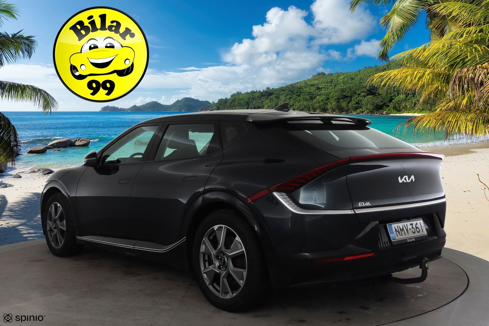 Kia EV6 2023 AWD 77 kWh 325 hv - Widescreen | SCC | ILP | Koukku | Nahat | P.kamera | Muistipenkki | Apple&Android 