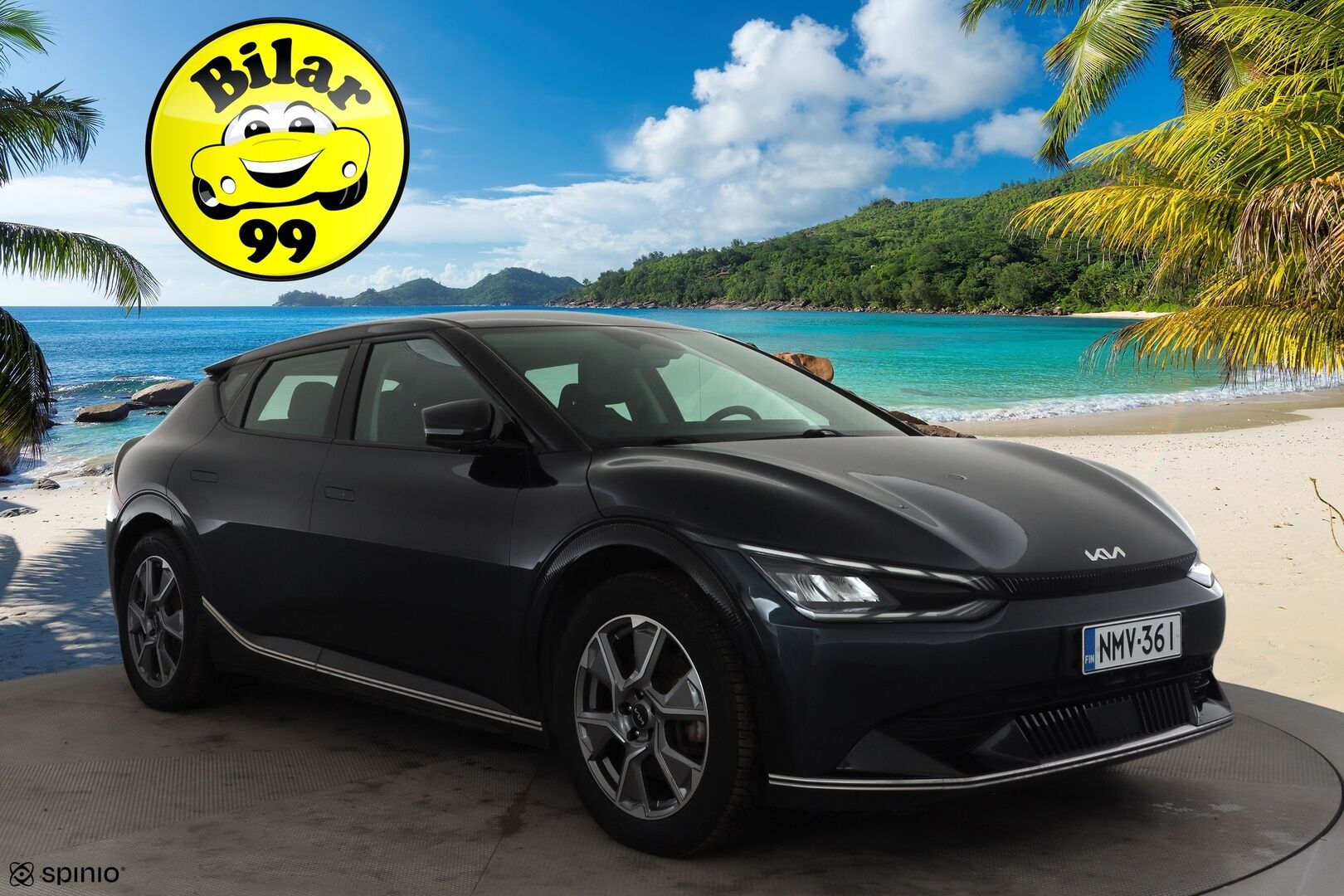 Kia EV6 2023 AWD 77 kWh 325 hv - Widescreen | SCC | ILP | Koukku | Nahat | P.kamera | Muistipenkki | Apple&Android 