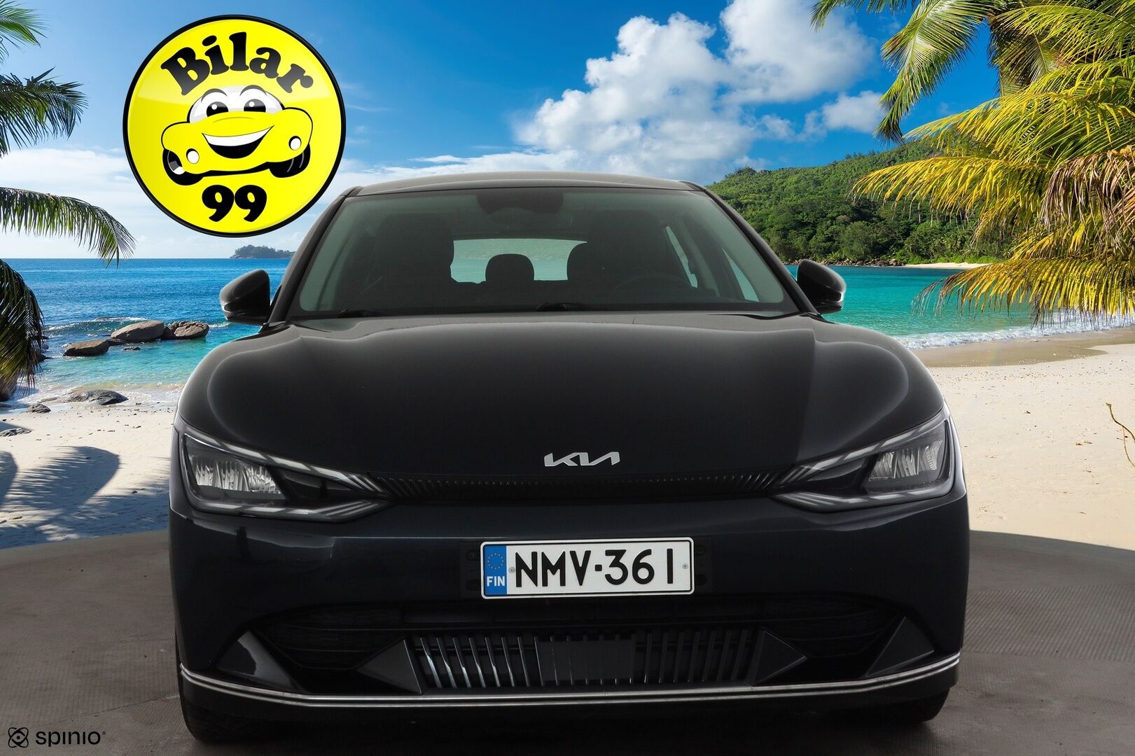 Kia EV6 2023 AWD 77 kWh 325 hv * Widescreen / SCC / ILP / Koukku / Nahat / P.kamera / Muistipenkki / Apple&Android * - 1-Om suomi-auto / Merkkihuollettu / Kahdet renkaat / Koti&kauppalaturi