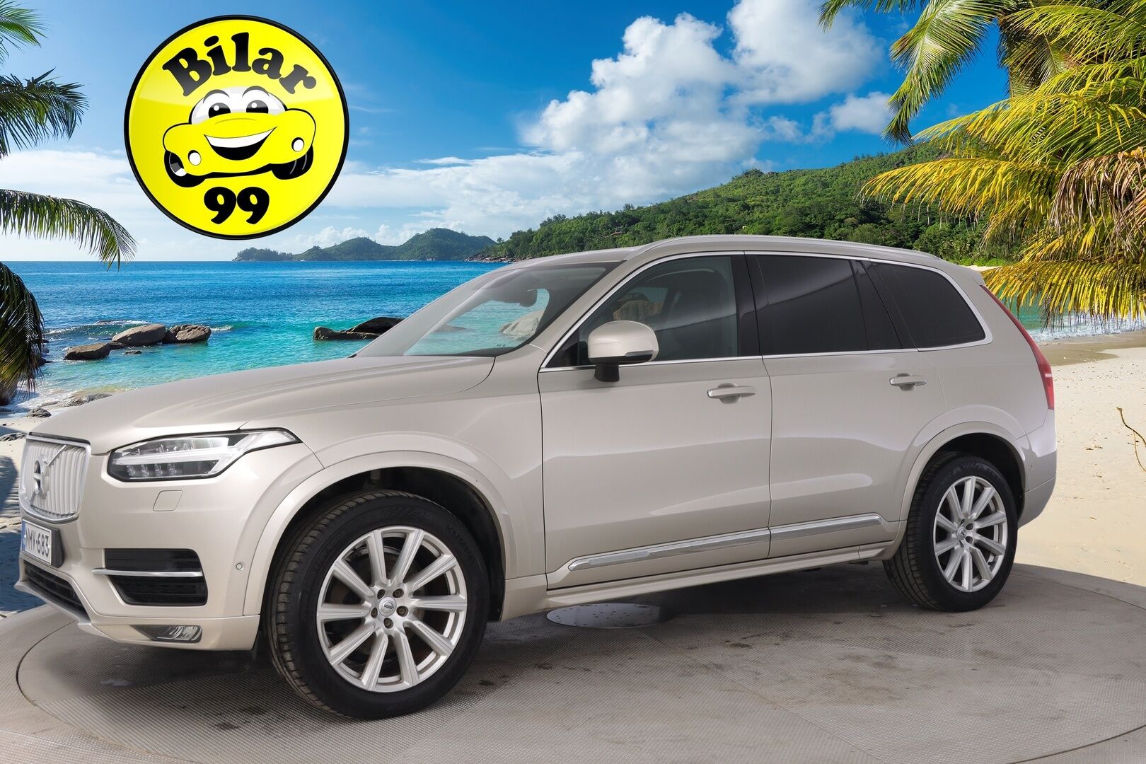 Volvo XC90 2016 D5 AWD Inscription aut *Sporttinahat muistilla / Kamera / Webasto / Full Led* - 2x fiksut renkaat ja alut / Juuri huollettu / Tummennetut ikkunat / Ei adblue