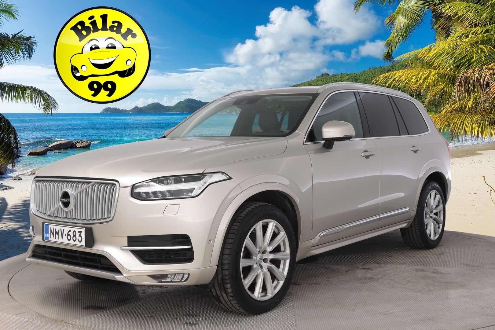 Volvo XC90 2016 D5 AWD Inscription aut *Sporttinahat muistilla / Kamera / Webasto / Full Led* - 2x fiksut renkaat ja alut / Juuri huollettu / Tummennetut ikkunat / Ei adblue