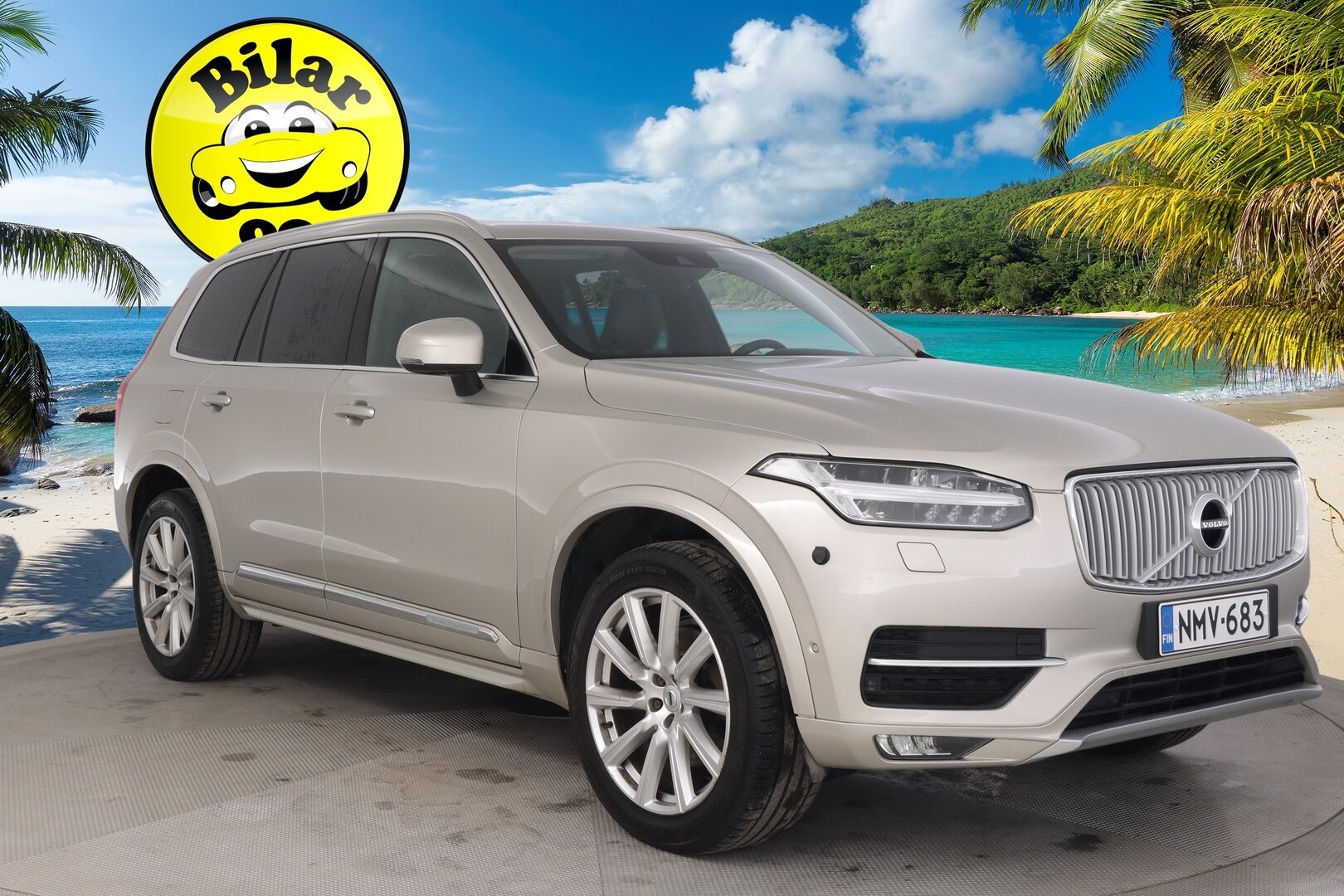 Volvo XC90 2016 D5 AWD Inscription aut *Sporttinahat muistilla / Kamera / Webasto / Full Led* - 2x fiksut renkaat ja alut / Juuri huollettu / Tummennetut ikkunat / Ei adblue