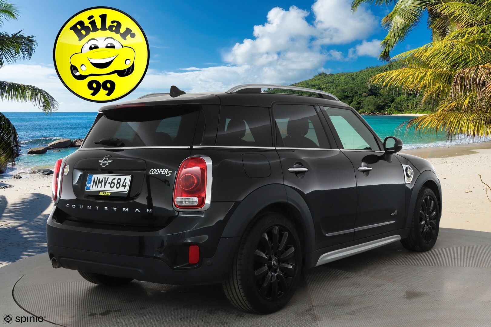 Mini Countryman 2019 Cooper SE ALL4 **Harman/Kardon / HUD / Adapt.Vakkari / LED-valot / P.Kamera / Sporttipenkki Muistilla / Navi / Keyless** - 2x Latauskaapelit / Kahdet Renkaat