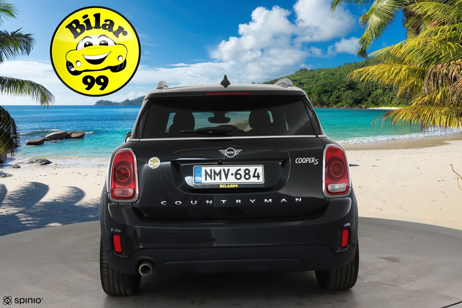 Mini Countryman 2019 Cooper SE ALL4 **Harman/Kardon / HUD / Adapt.Vakkari / LED-valot / P.Kamera / Sporttipenkki Muistilla / Navi / Keyless** - 2x Latauskaapelit / Kahdet Renkaat