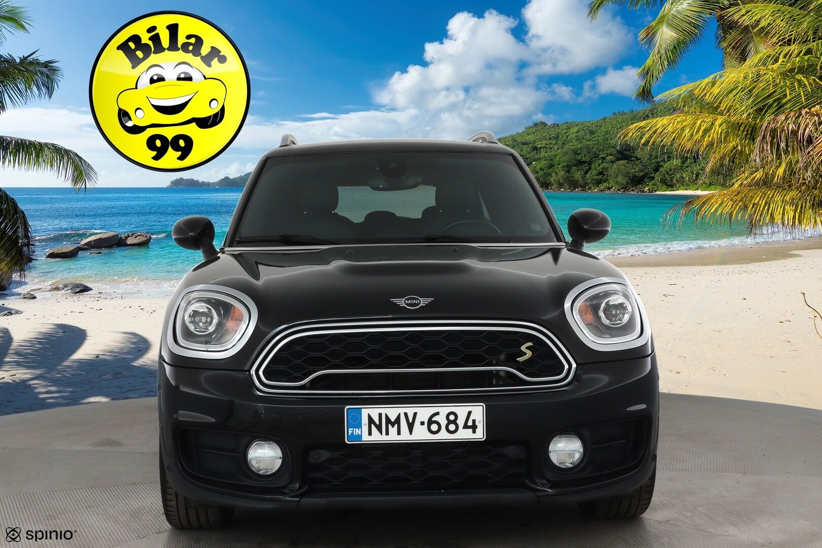 Mini Countryman 2019 Cooper SE ALL4 **Harman/Kardon / HUD / Adapt.Vakkari / LED-valot / P.Kamera / Sporttipenkki Muistilla / Navi / Keyless** - 2x Latauskaapelit / Kahdet Renkaat