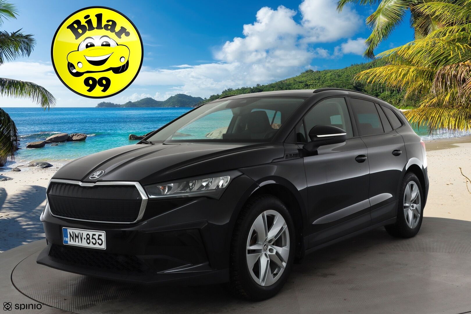 Skoda Enyaq 2023 60 iV * ILP / ACC / LED / P.kamera / Navi / Kaistavahti / Digimittaristo /  Keyless * - 1-om Suomi-auto / Akku kuntotarkastettu / Kahdet renkaat / Merkkihuollettu! - Osta nyt, maksa vasta ensi vuonna