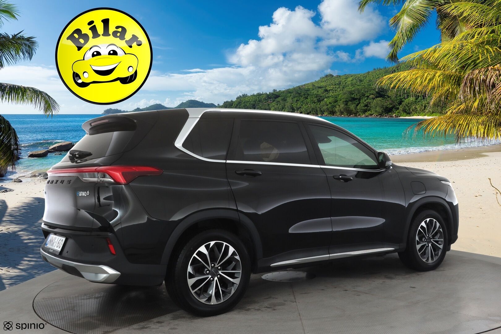 Maxus Euniq 6 2023 Grand Suv - | Panorama | ACC | 360 | Sähköpenkit | Full-LED | Nahkaverhoilu | Katveavustin | Kaistavahti | Keyless | Digimittaristo | Suomi-auto | 2x Latauskaapelit |
