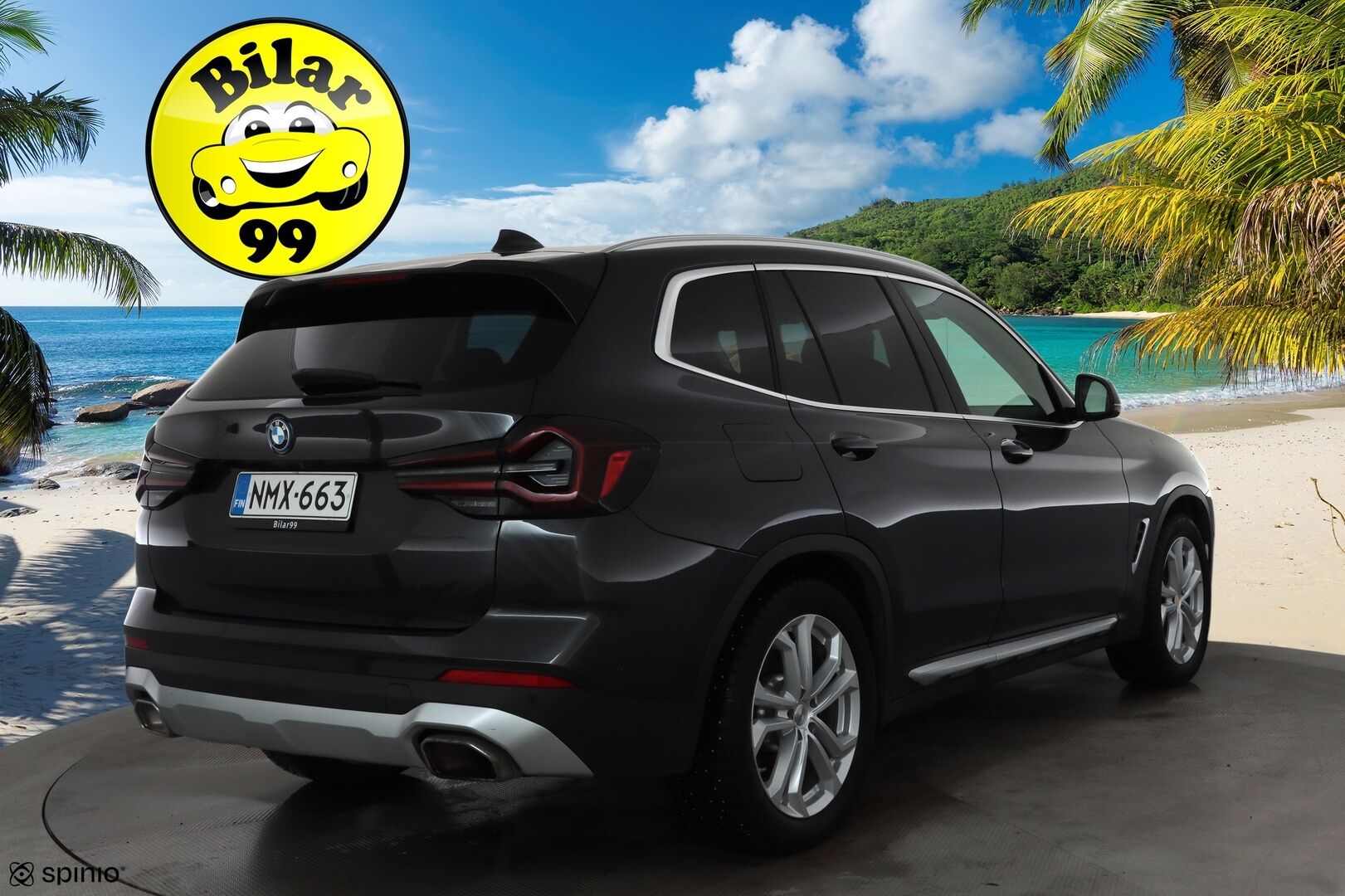 BMW X3 2023 G01 xDrive 30e A Charged Edition *ACC / Vetokoukku / HiFi / Sportnahat / LED / P.Kamera / Navi * - 1-om Suomi-auto / Akku kuntotarkastettu SoH  94% / 2x Latauskaapelit / Kahdet renkaat aluvanteilla / Merkkihuollot - HULLUT AVAJAISHULINAT KORKOTARJOUS 3,29 %