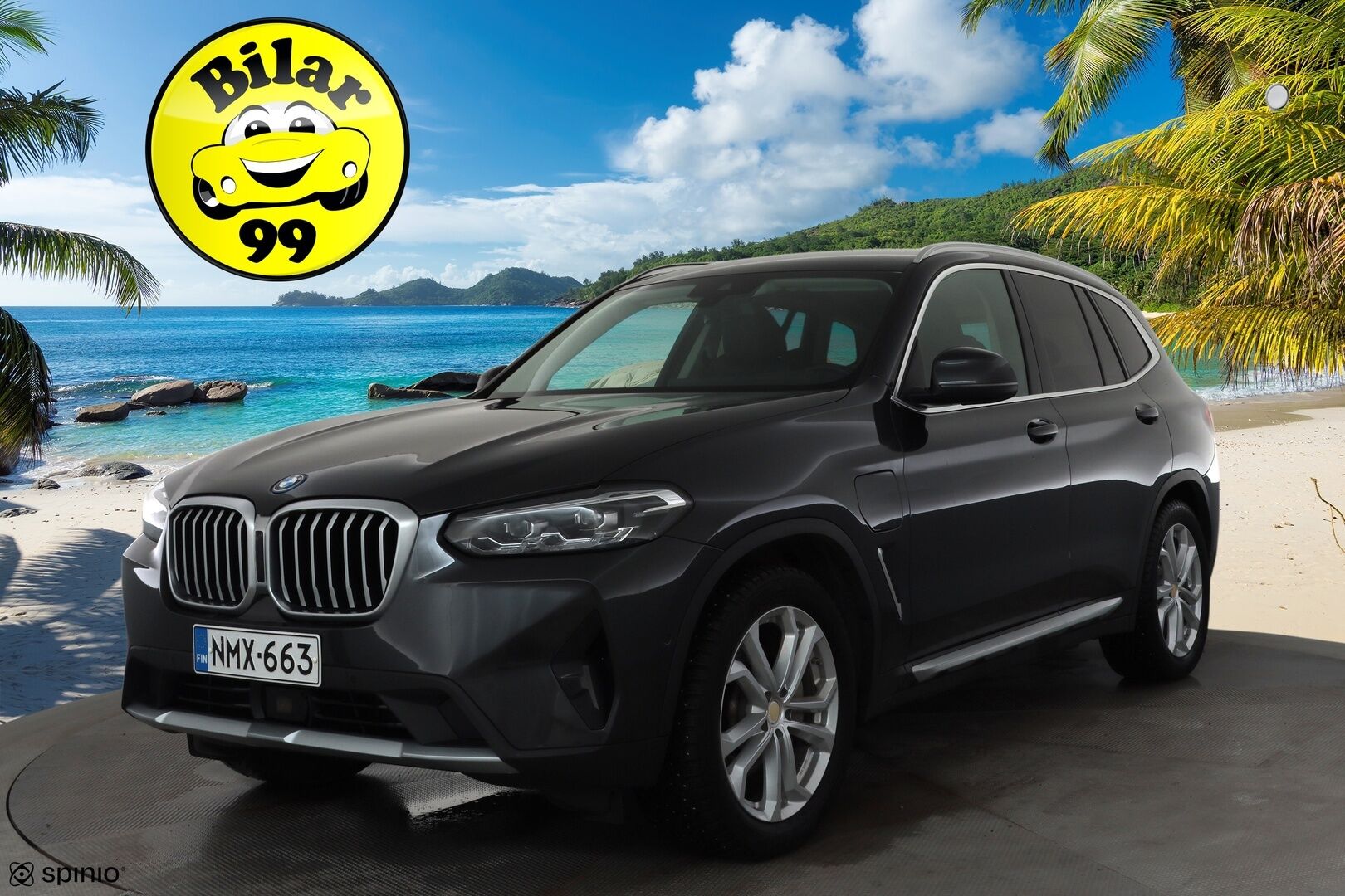 BMW X3 2023 G01 xDrive 30e A Charged Edition *ACC / Vetokoukku / HiFi / Sportnahat / LED / P.Kamera / Navi * - 1-om Suomi-auto / Akku kuntotarkastettu SoH  94% / 2x Latauskaapelit / Kahdet renkaat aluvanteilla / Merkkihuollot - HULLUT AVAJAISHULINAT KORKOTARJOUS 3,29 %