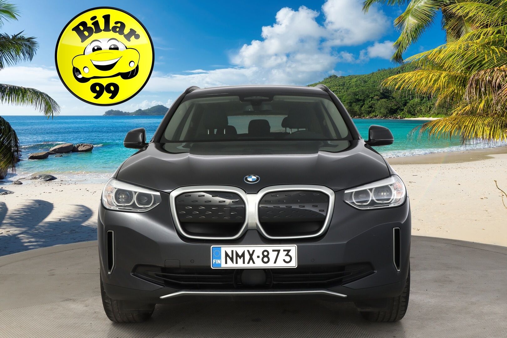 BMW iX3 2021 G08 Charged - 3,99 % KORKOTARJOUS TÄHÄN AUTOON - Panorama / Adapt. Vakkari / Koukku / P. kamera / LED-valot / Muistipenkki / kaistavahti / Navi / 2x Renkaat /