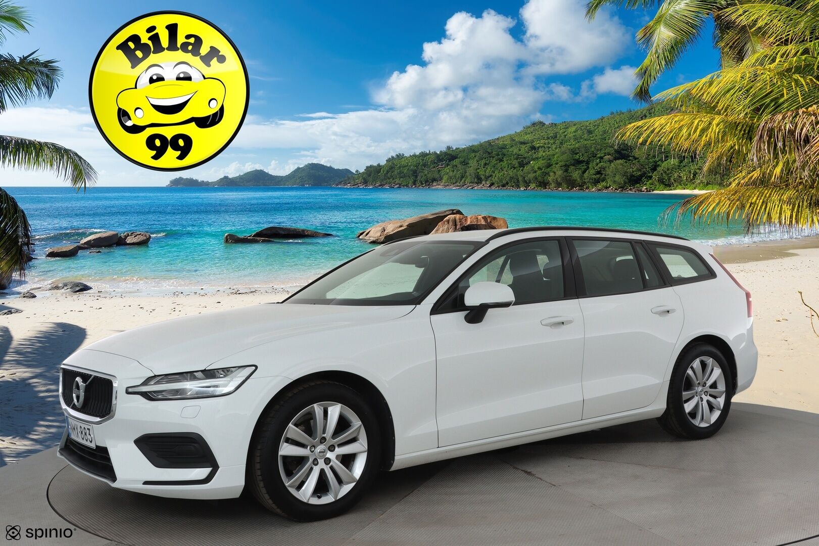 Volvo V60 2019 D3 momentum **Webasto / Adapt.Vakkari / LED-valot / P.Tutkat / Kaistavahti** - Kahdet Renkaat / Merkkihuollettu!
