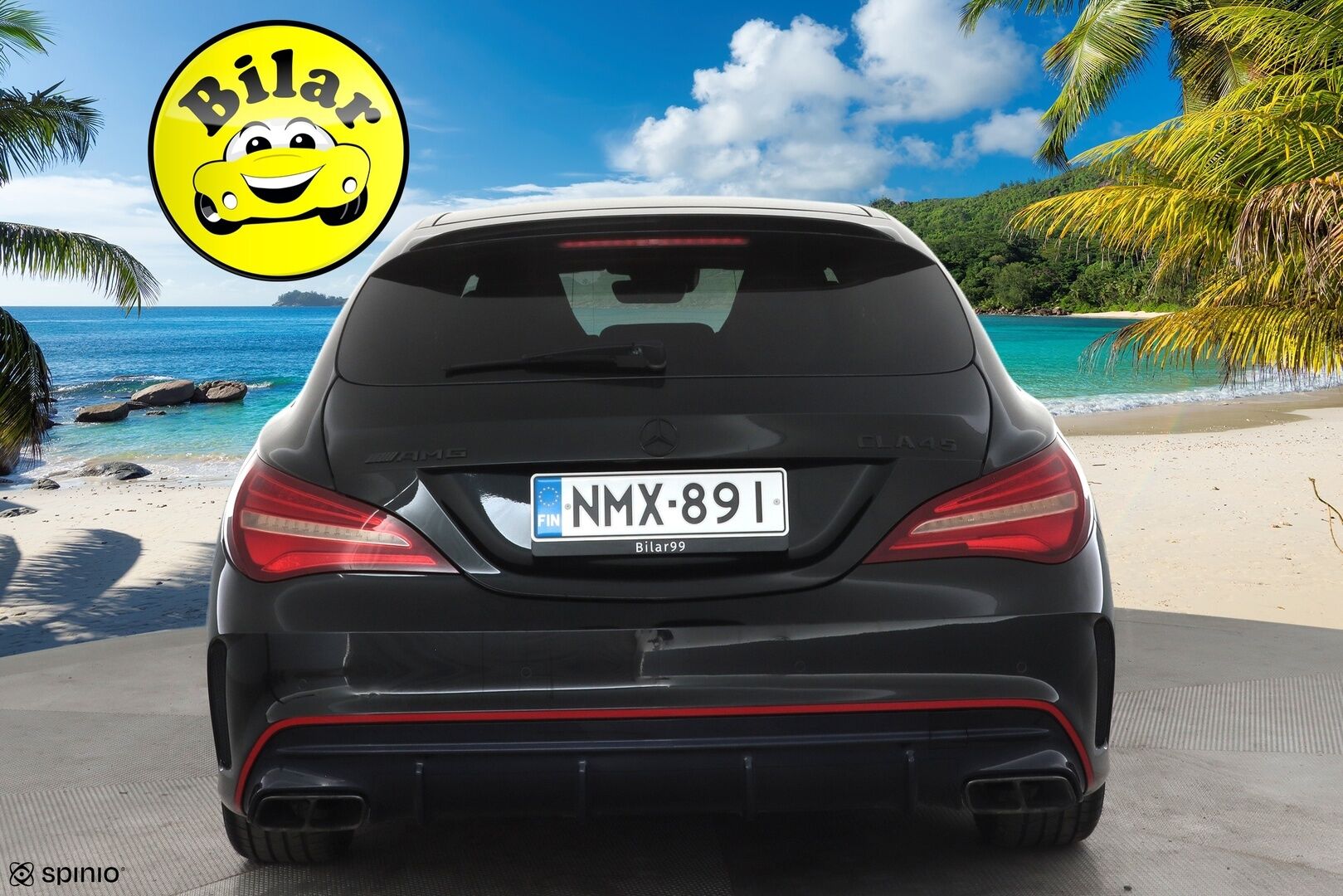 MERCEDES-BENZ CLA 45 AMG 2017 4MATIC Shooting Brake Facelift - | Perf Penkit | Perf Putkisto | H/K | Lasikattoluukku | LED High Performance | Nahat | P.Kamera | Urheilualusta | Kahdet Renkaat |