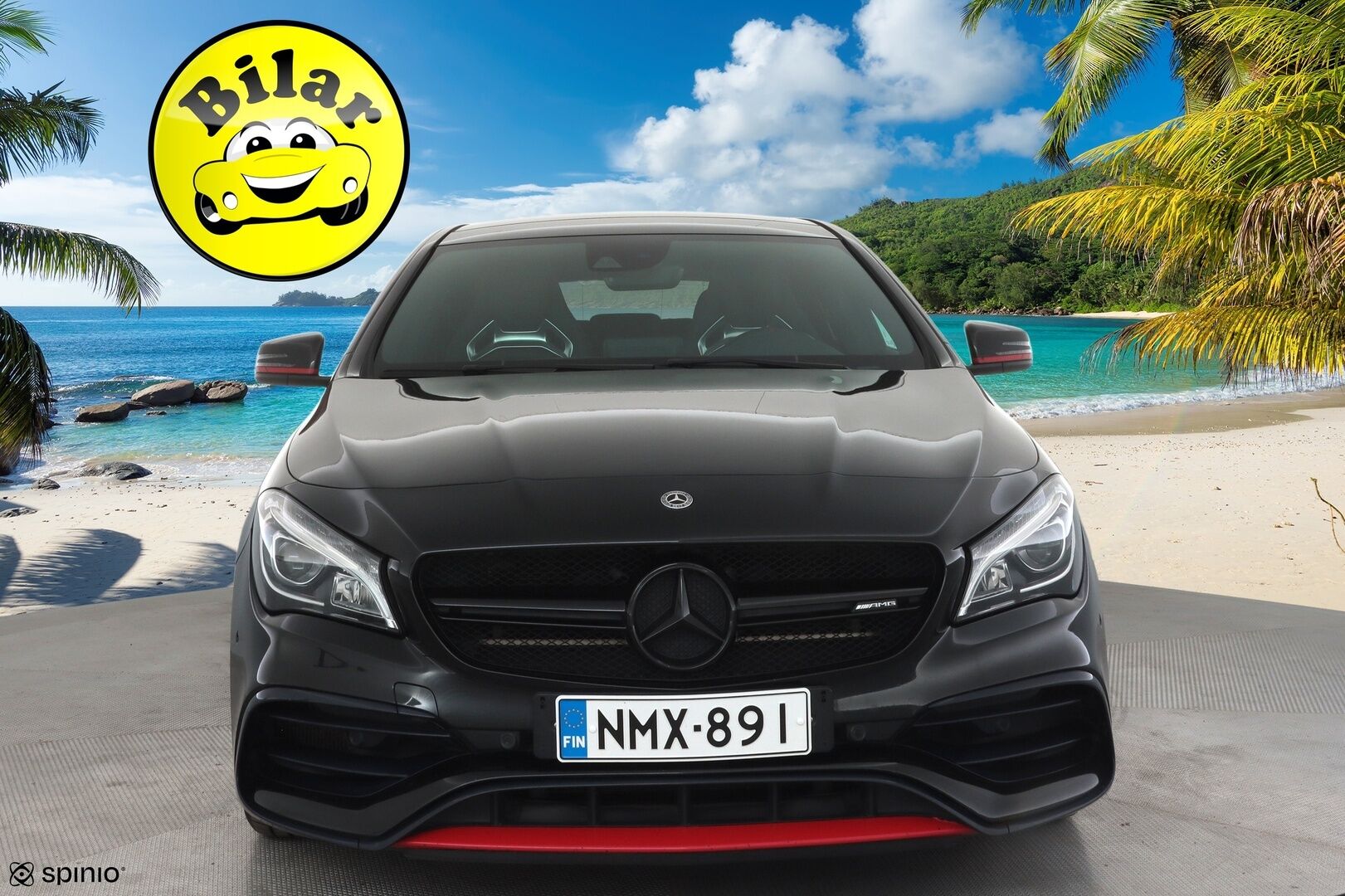 MERCEDES-BENZ CLA 45 AMG 2017 4MATIC Shooting Brake Facelift - | Perf Penkit | Perf Putkisto | H/K | Lasikattoluukku | LED High Performance | Nahat | P.Kamera | Urheilualusta | Kahdet Renkaat |