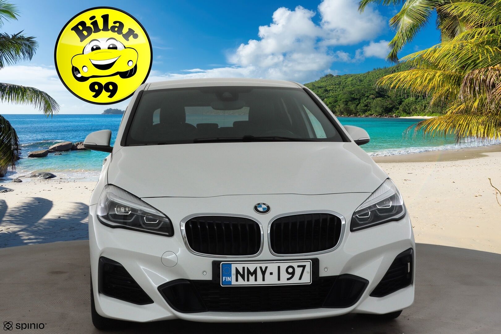 BMW 225 2019 F45 Active Tourer 225xe A Business M Sport * LED / P.Kamera / Sportnahat / Navi / Vakkari / Facelift * - 2x Latauskaapelit / Kahdet renkaat / Merkkihuollot