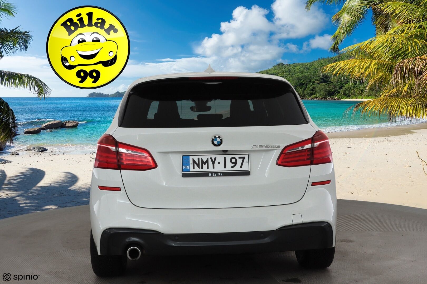 BMW 225 2019 F45 Active Tourer 225xe A Business M Sport * LED / P.Kamera / Sportnahat / Navi / Vakkari / Facelift * - 2x Latauskaapelit / Kahdet renkaat / Merkkihuollot