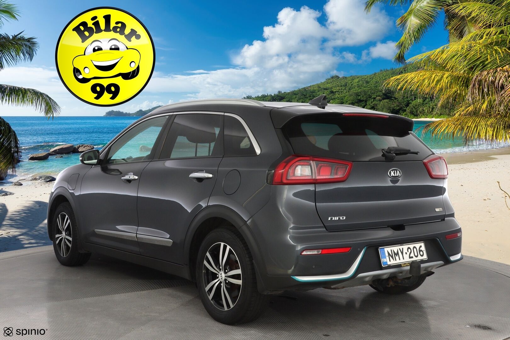 KIA NIRO PLUG-IN 2018 1,6 GDI Business Premium DCT * ACC / Nahat / Kamera / Koukku / Lohko / Keylessgo* - Kahdet renkaat / Viimeisin huolto 8 / 25 / SUPER VARUSTEET!