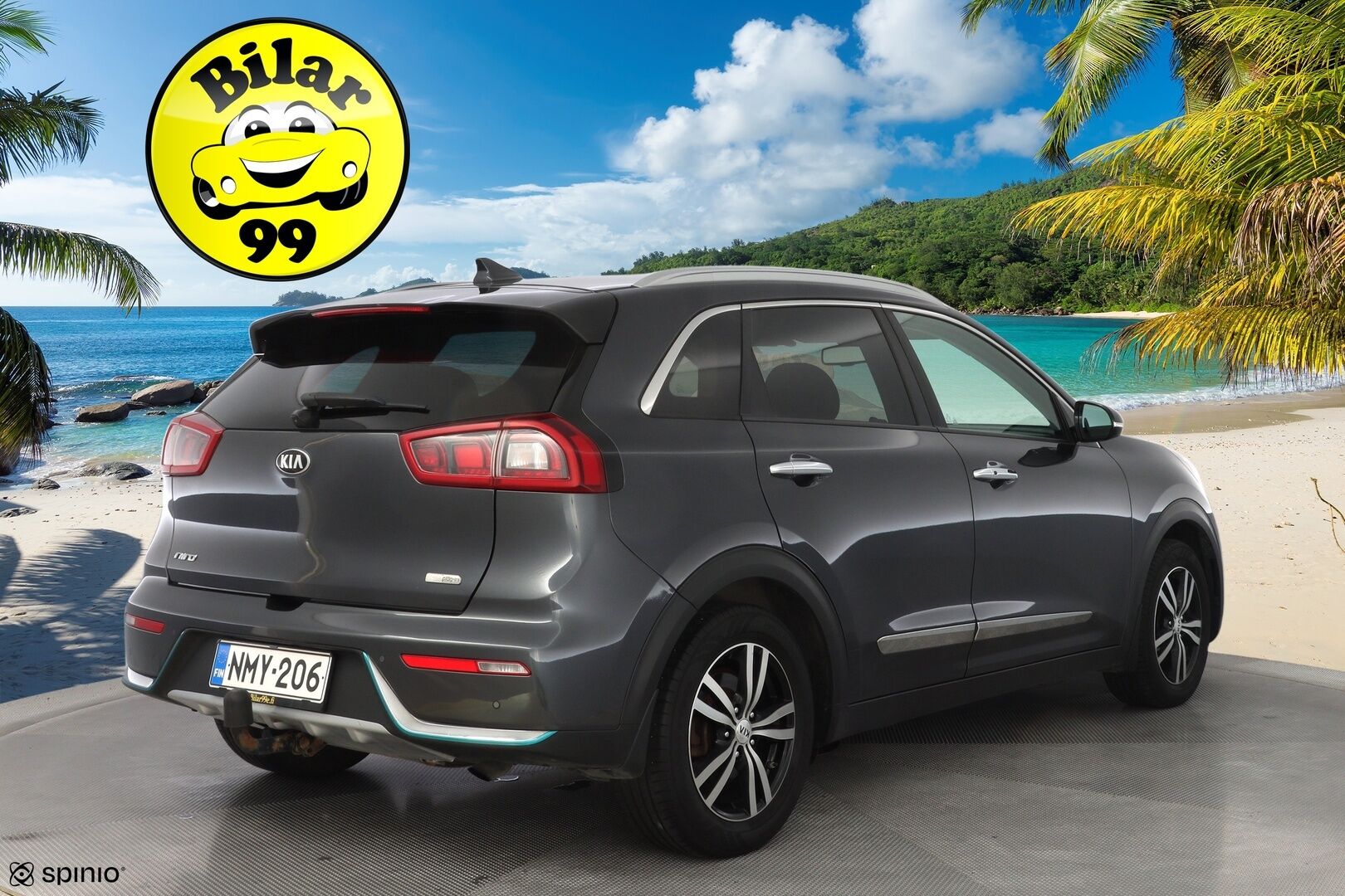 KIA NIRO PLUG-IN 2018 1,6 GDI Business Premium DCT * ACC / Nahat / Kamera / Koukku / Lohko / Keylessgo* - Kahdet renkaat / Viimeisin huolto 8 / 25 / SUPER VARUSTEET!