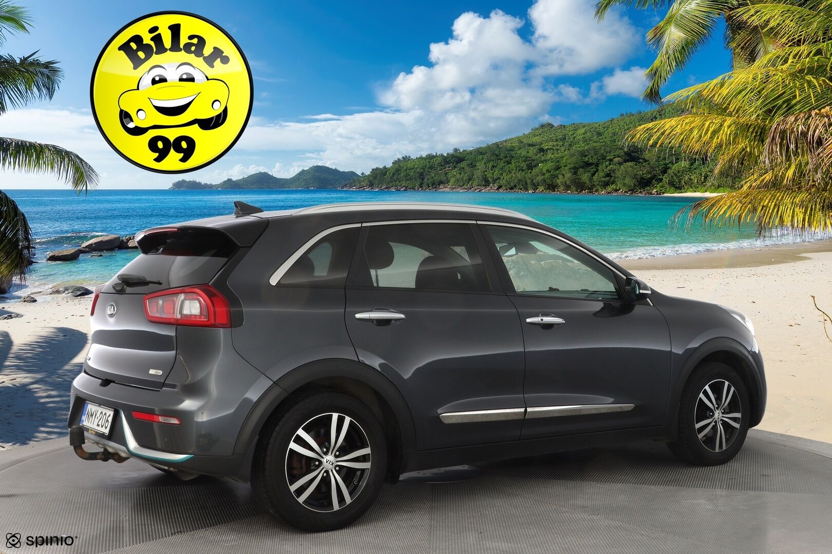 KIA NIRO PLUG-IN 2018 1,6 GDI Business Premium DCT * ACC / Nahat / Kamera / Koukku / Lohko / Keylessgo* - Kahdet renkaat / Viimeisin huolto 8 / 25 / SUPER VARUSTEET!
