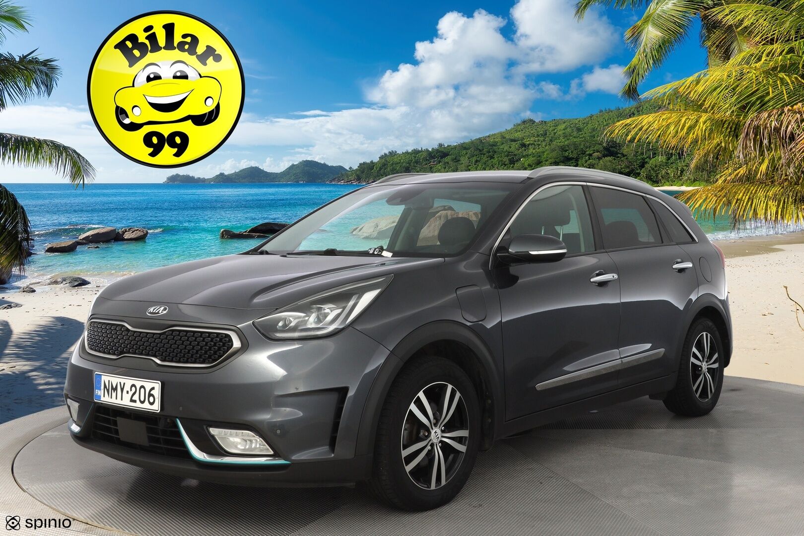 KIA NIRO PLUG-IN 2018 1,6 GDI Business Premium DCT * ACC / Nahat / Kamera / Koukku / Lohko / Keylessgo* - Kahdet renkaat / Viimeisin huolto 8 / 25 / SUPER VARUSTEET!