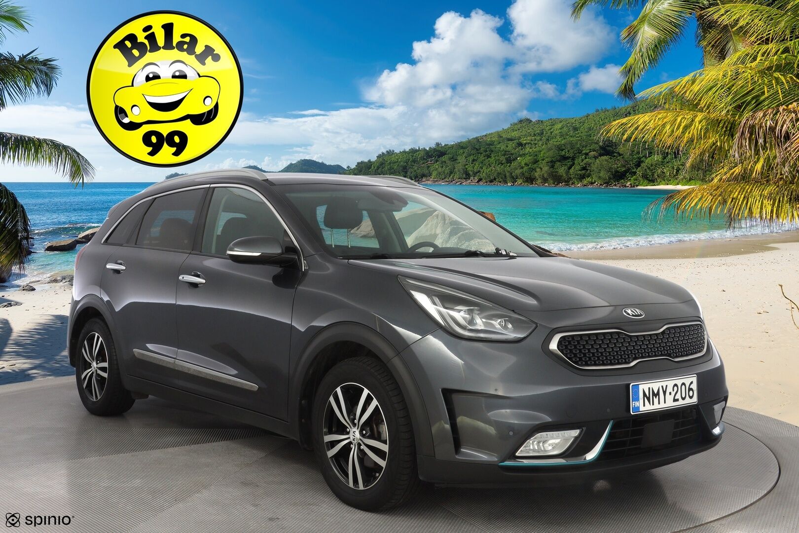 KIA NIRO PLUG-IN 2018 1,6 GDI Business Premium DCT * ACC / Nahat / Kamera / Koukku / Lohko / Keylessgo* - Kahdet renkaat / Viimeisin huolto 8 / 25 / SUPER VARUSTEET!