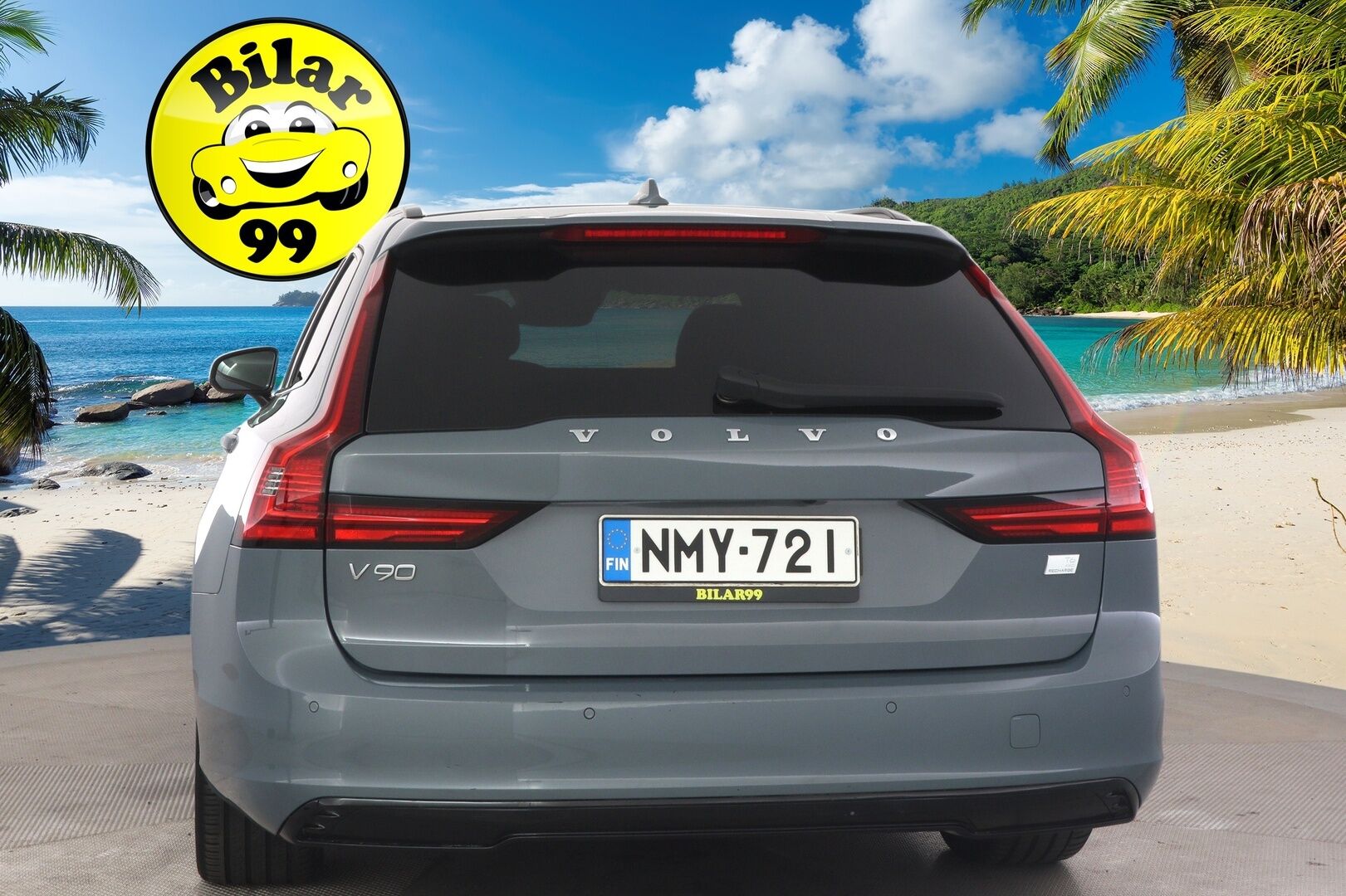 Volvo V90 2021 T6 TwE AWD R-Design aut. Facelift - 3,99 % KORKOTARJOUS TÄHÄN AUTOON - * Harman&Kardon / ACC / VOC / 360° Kamera / Koukku / Full LED / Webasto / Navi *