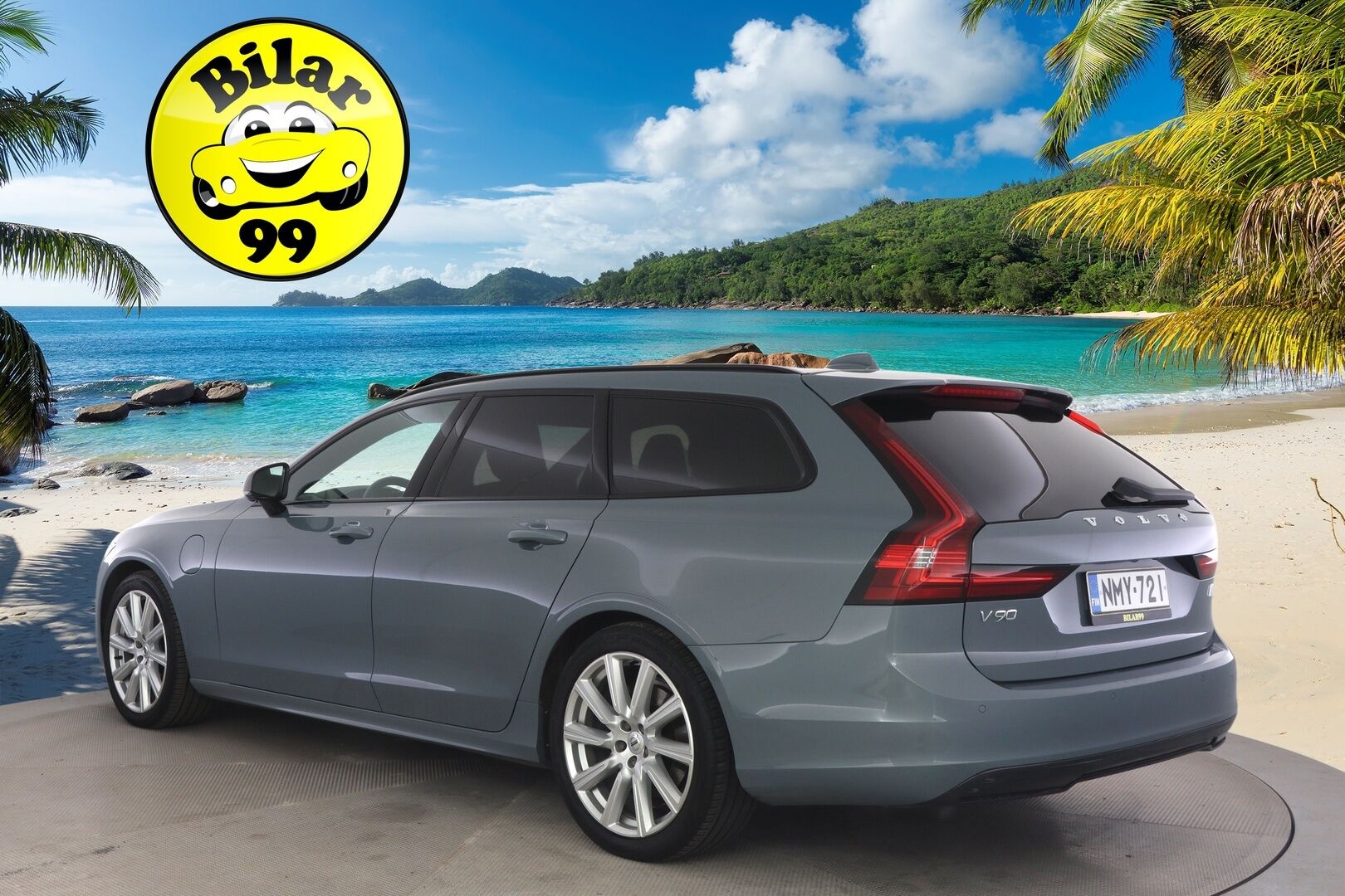 Volvo V90 2021 T6 TwE AWD R-Design aut. Facelift - 3,99 % KORKOTARJOUS TÄHÄN AUTOON - * Harman&Kardon / ACC / VOC / 360° Kamera / Koukku / Full LED / Webasto / Navi *
